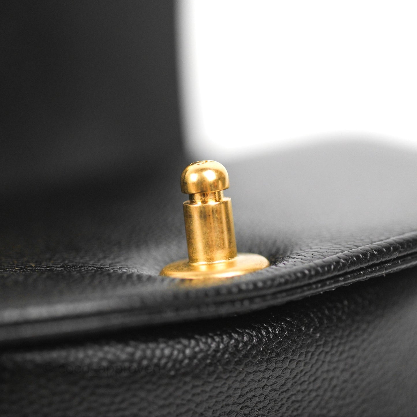 Chanel Boy Messenger Bag Black Caviar Aged Gold Hardware