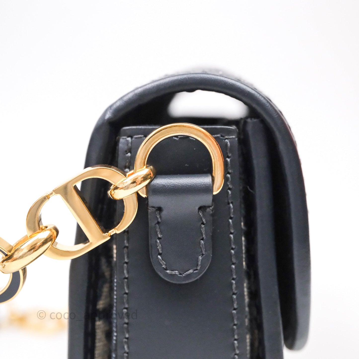 Christian Dior 30 Montaigne Avenue Bag Blue Dior Oblique Jacquard