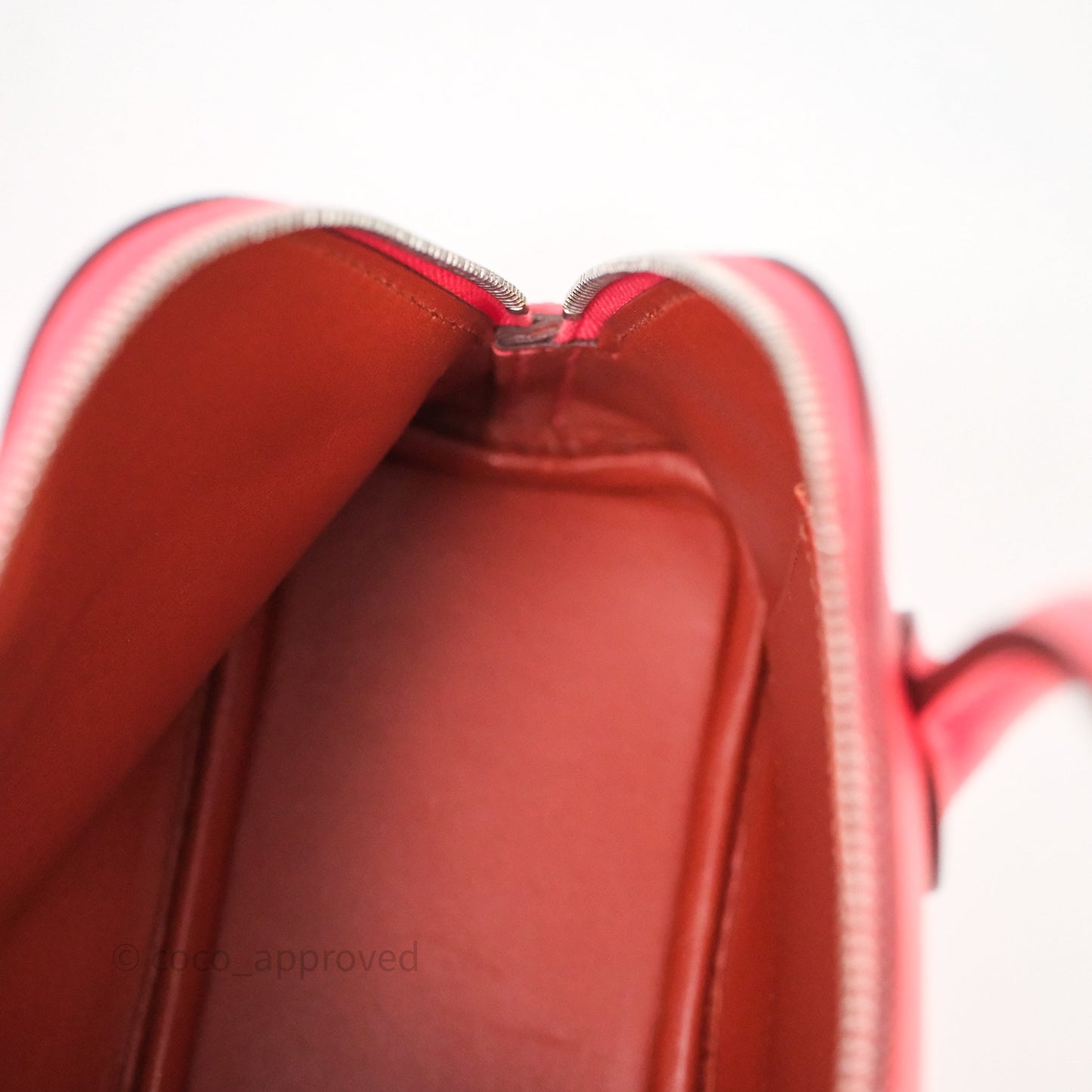 Hermès Bolide Mini 1923 Rose Texas 0E/ Cuivre 6C Evercolor Palladium Hardware