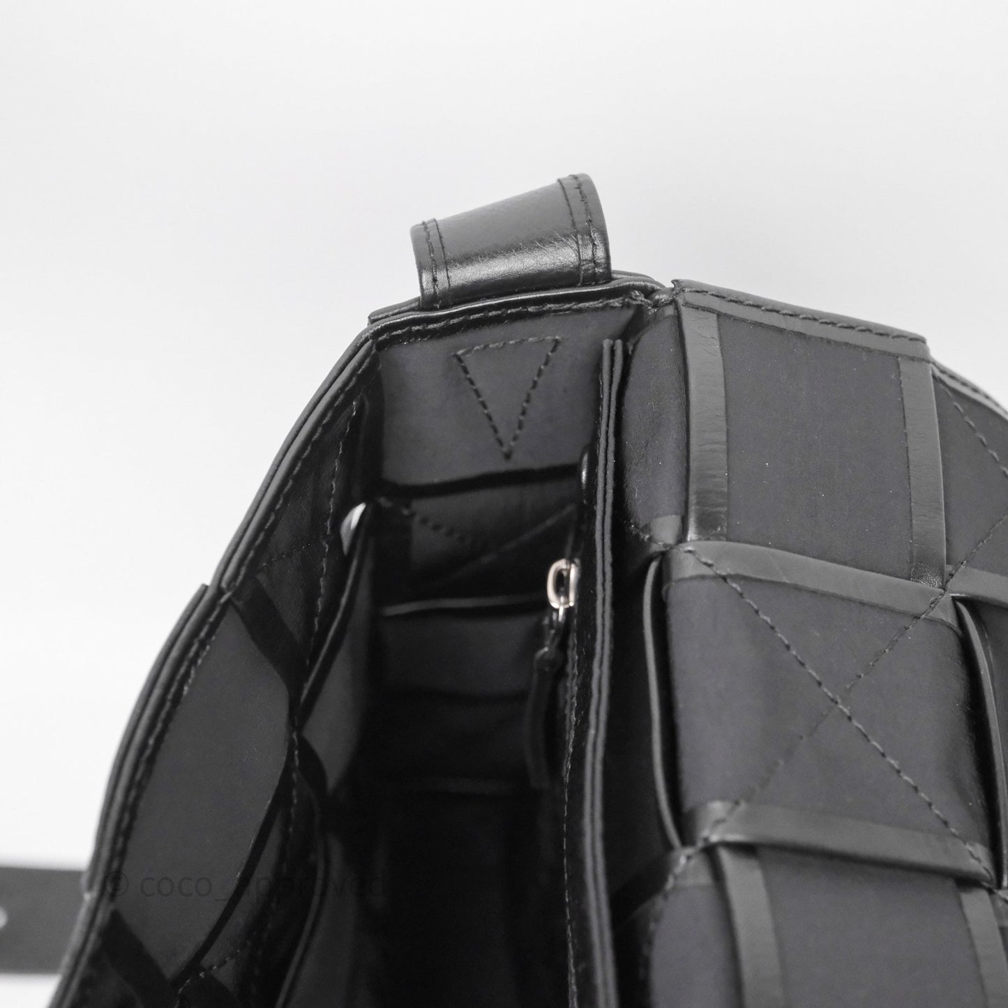 Bottega Veneta Maxi Paper Cassette Bag Calfskin Intrecciato Black