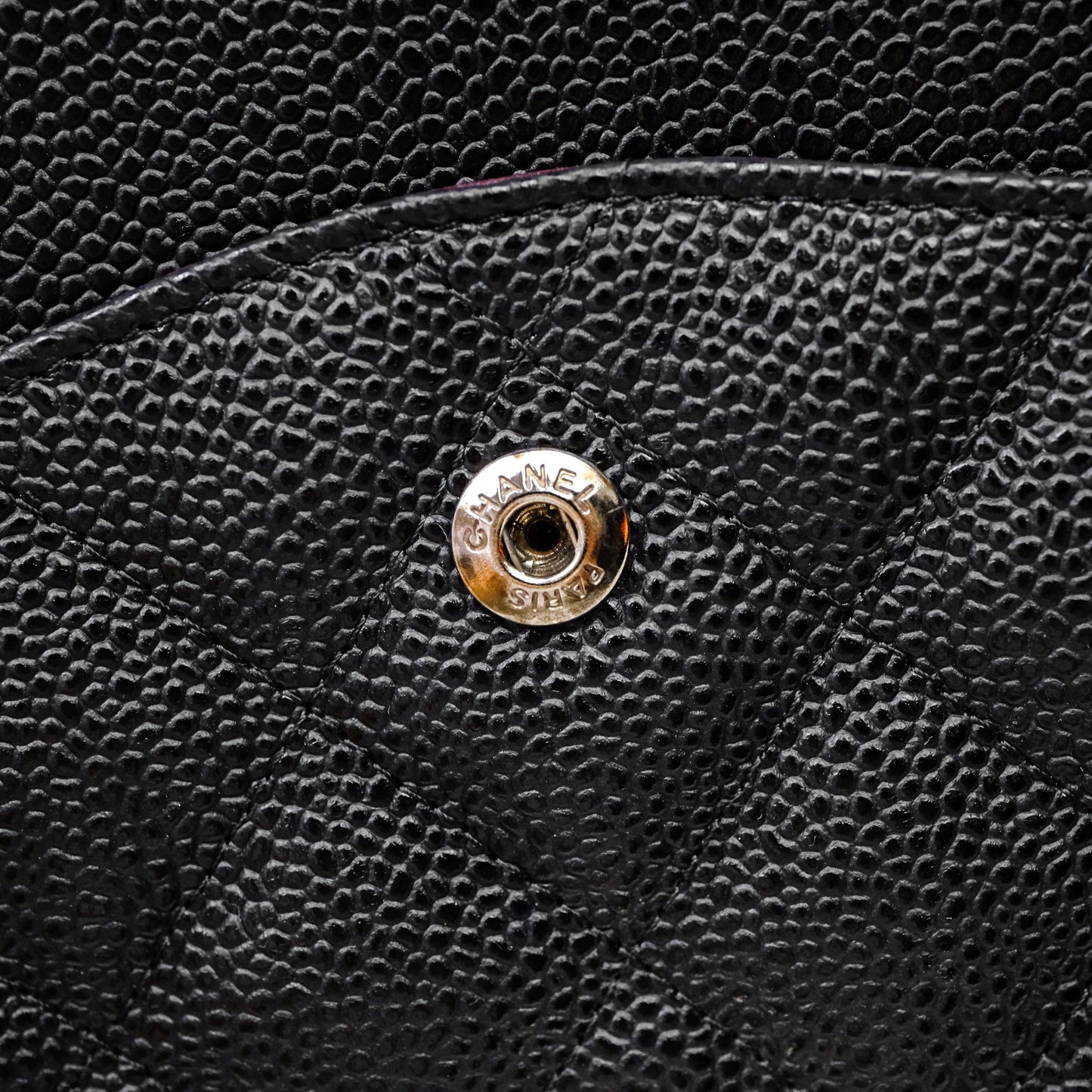 Chanel Jumbo Double Flap Black Caviar Silver Hardware⁣⁣