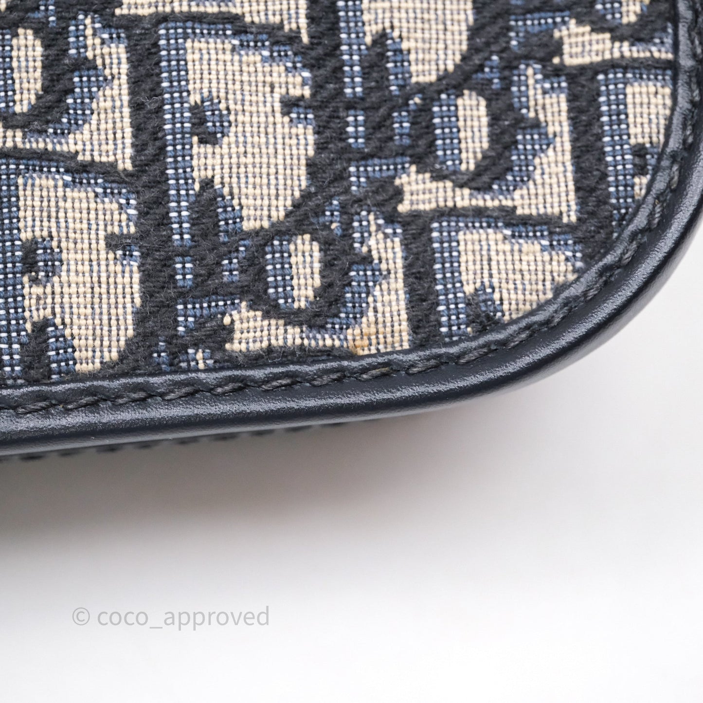 Christian Dior 30 Montaigne Avenue Bag Blue Dior Oblique Jacquard