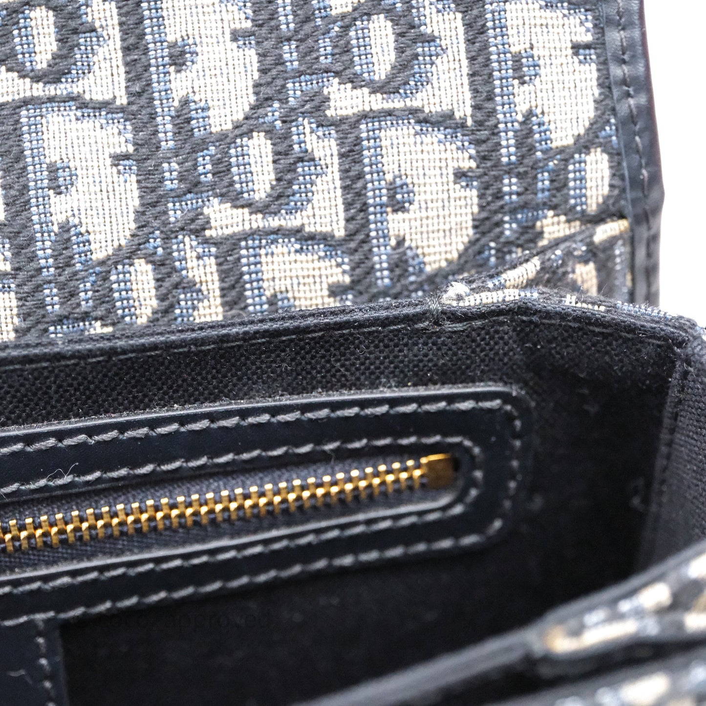 Christian Dior 30 Montaigne Avenue Bag Blue Dior Oblique Jacquard