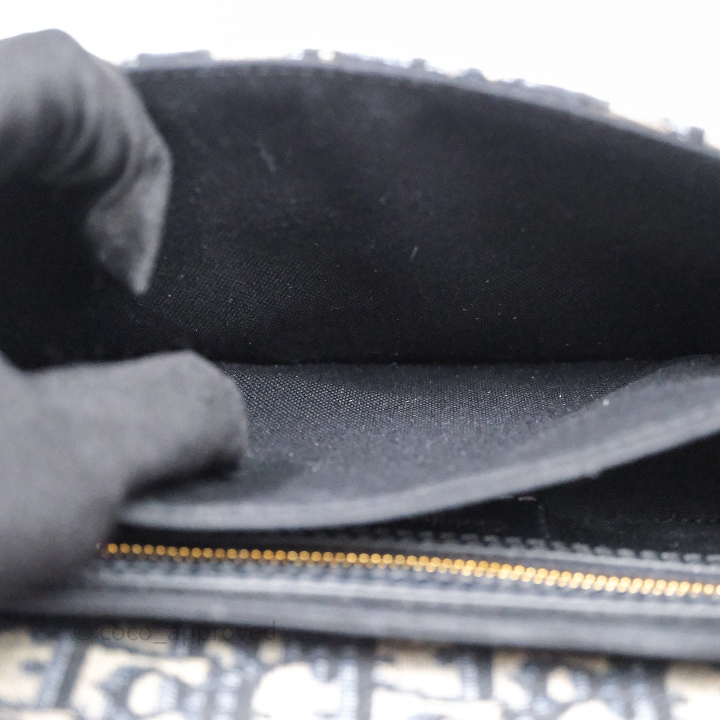 Christian Dior 30 Montaigne Avenue Bag Blue Dior Oblique Jacquard