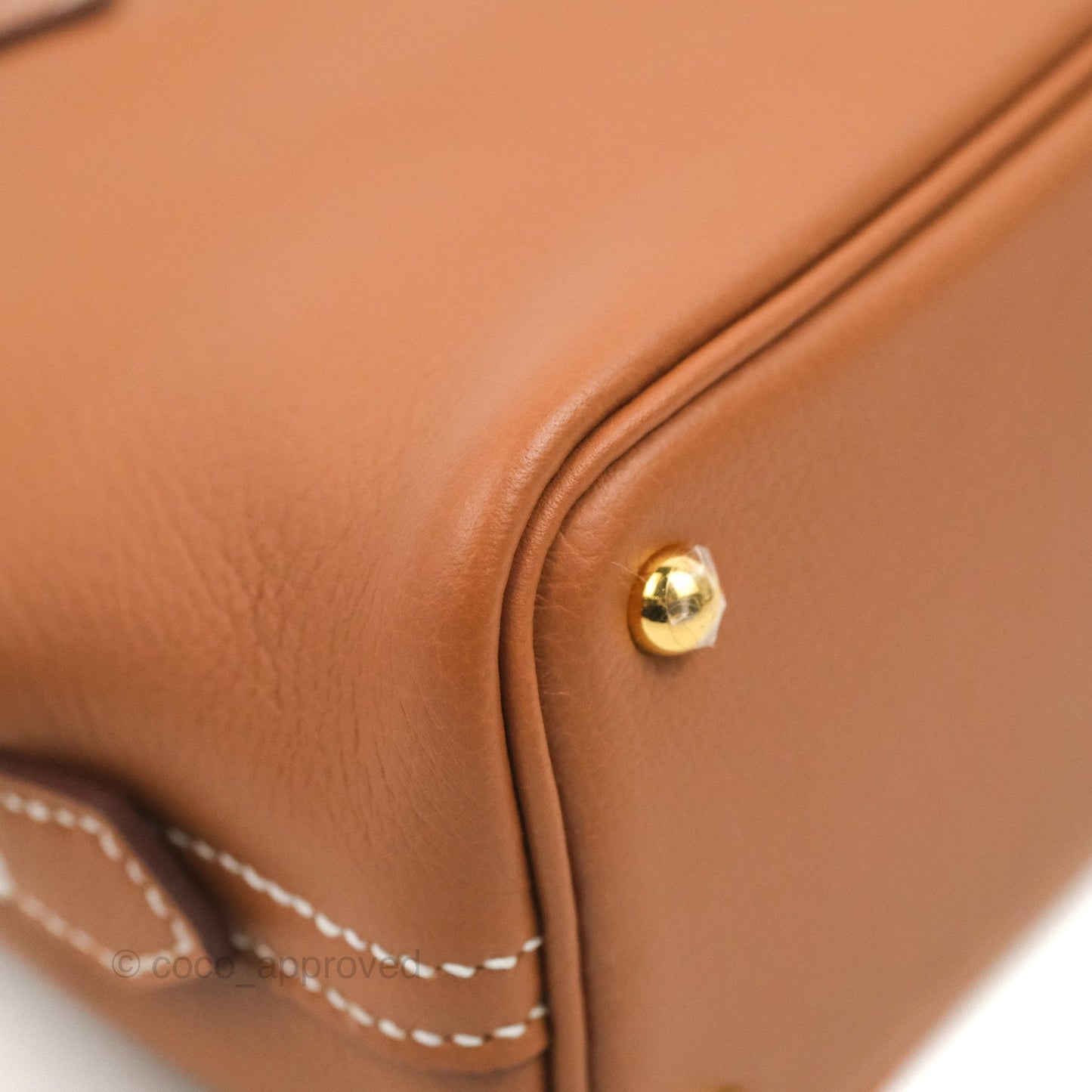 Hermès Bolide Mini 1923 Gold Evercolor Gold Hardware