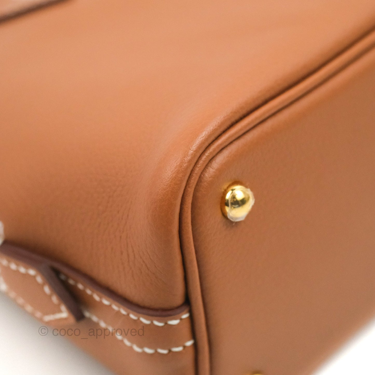 Hermès Bolide Mini 1923 Gold Evercolor Gold Hardware