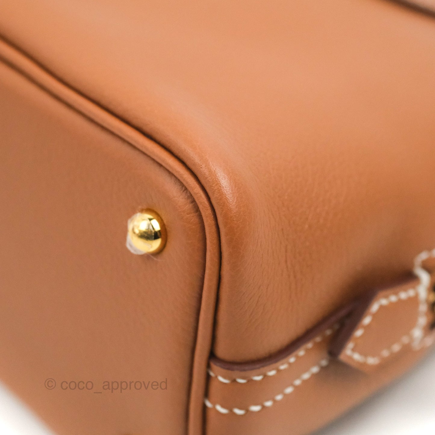 Hermès Bolide Mini 1923 Gold Evercolor Gold Hardware
