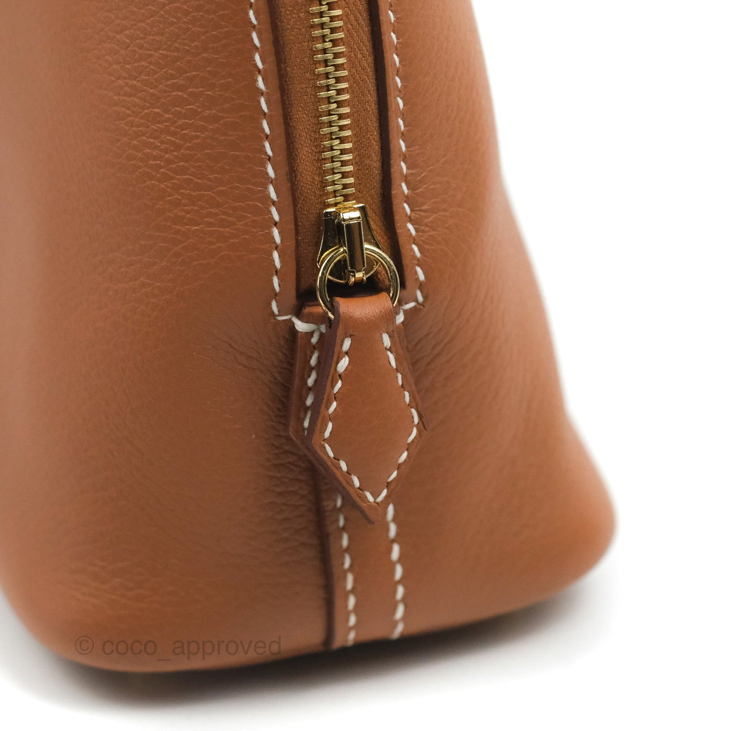 Hermès Bolide Mini 1923 Gold Evercolor Gold Hardware