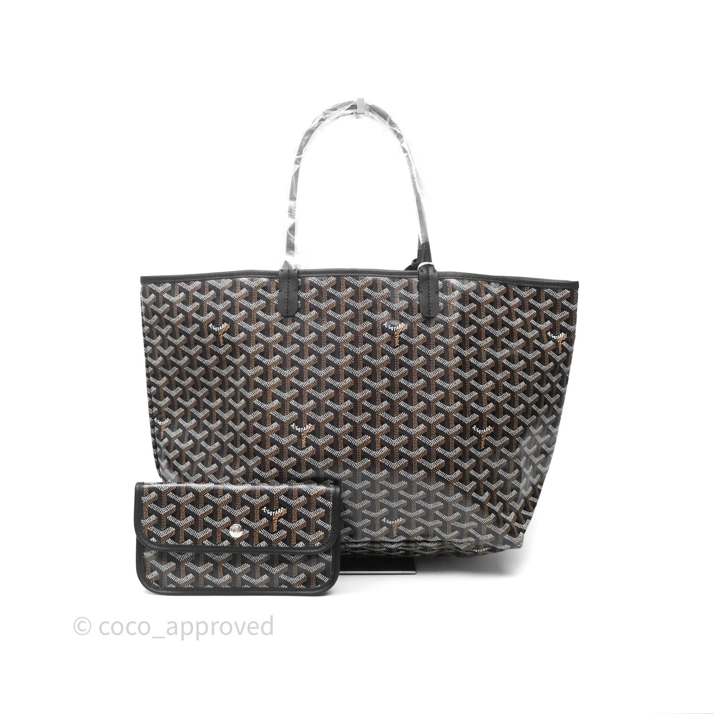 Goyard St Louis Tote PM Black