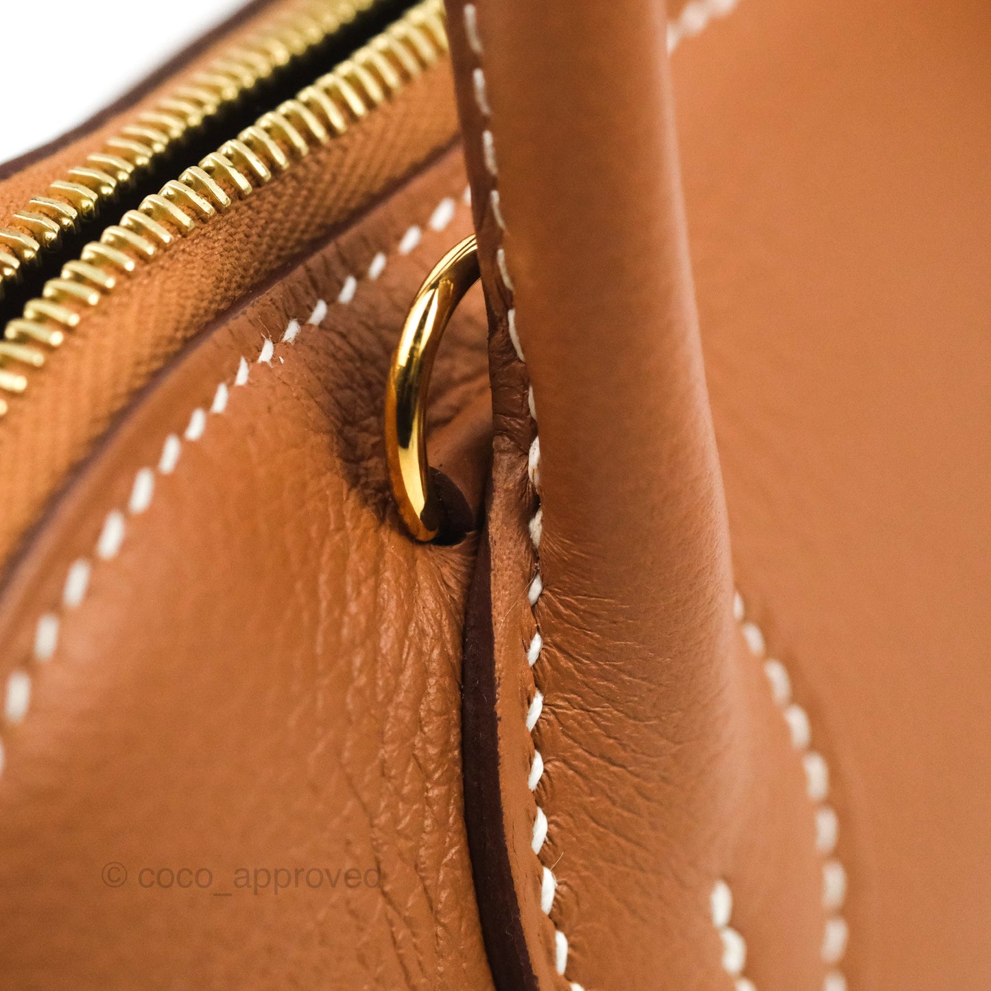 Hermès Bolide Mini 1923 Gold Evercolor Gold Hardware