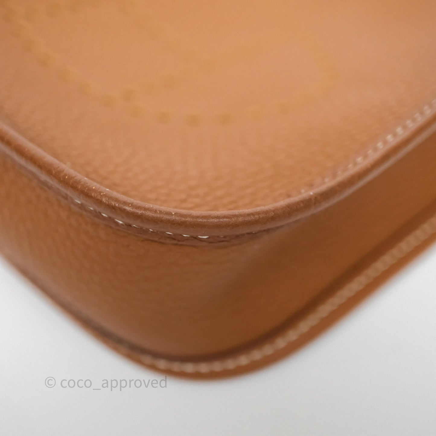 Hermès Mini Evelyne 16 Gold Clemence Palladium Hardware