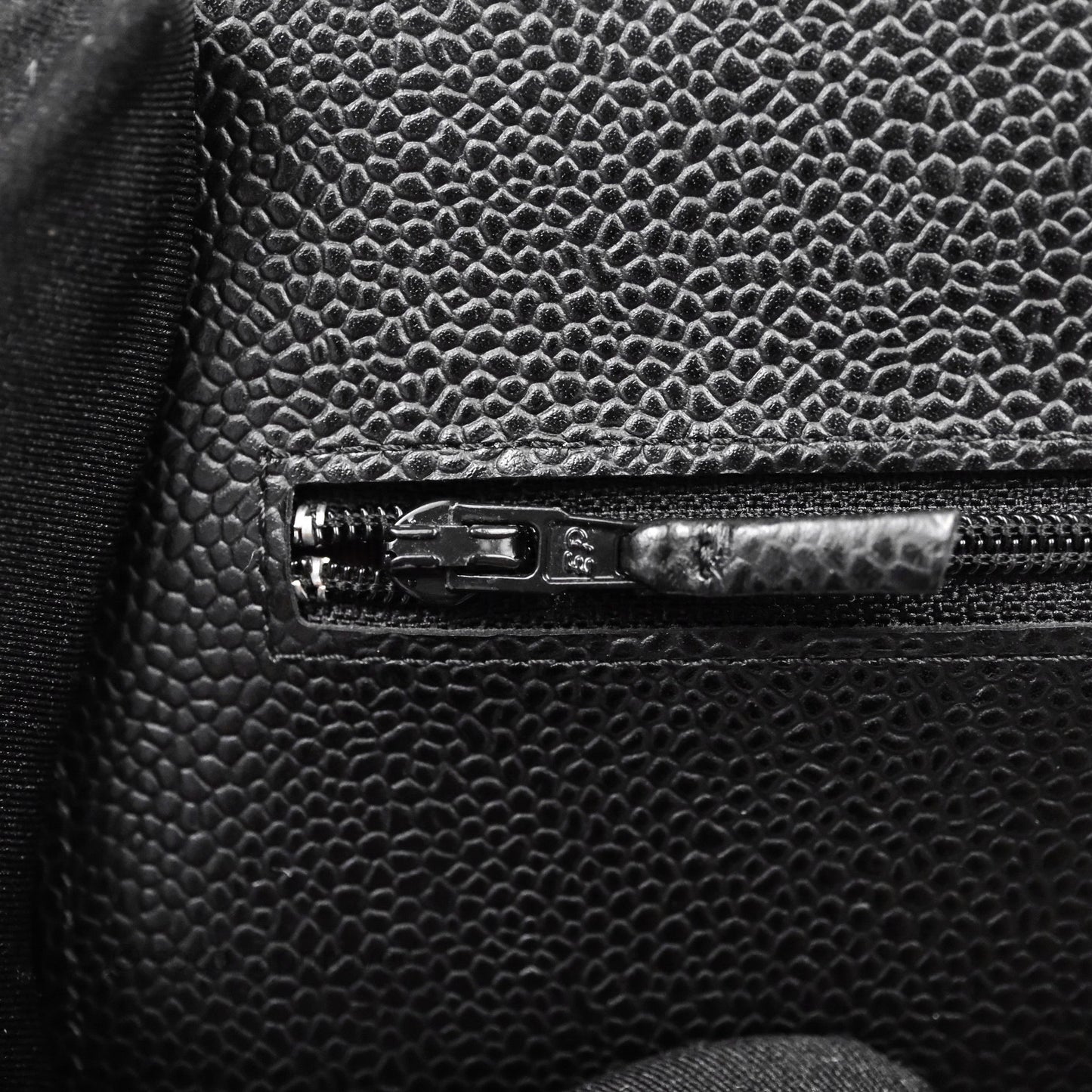 Chanel Quilted WOC Black Caviar Gold Hardware