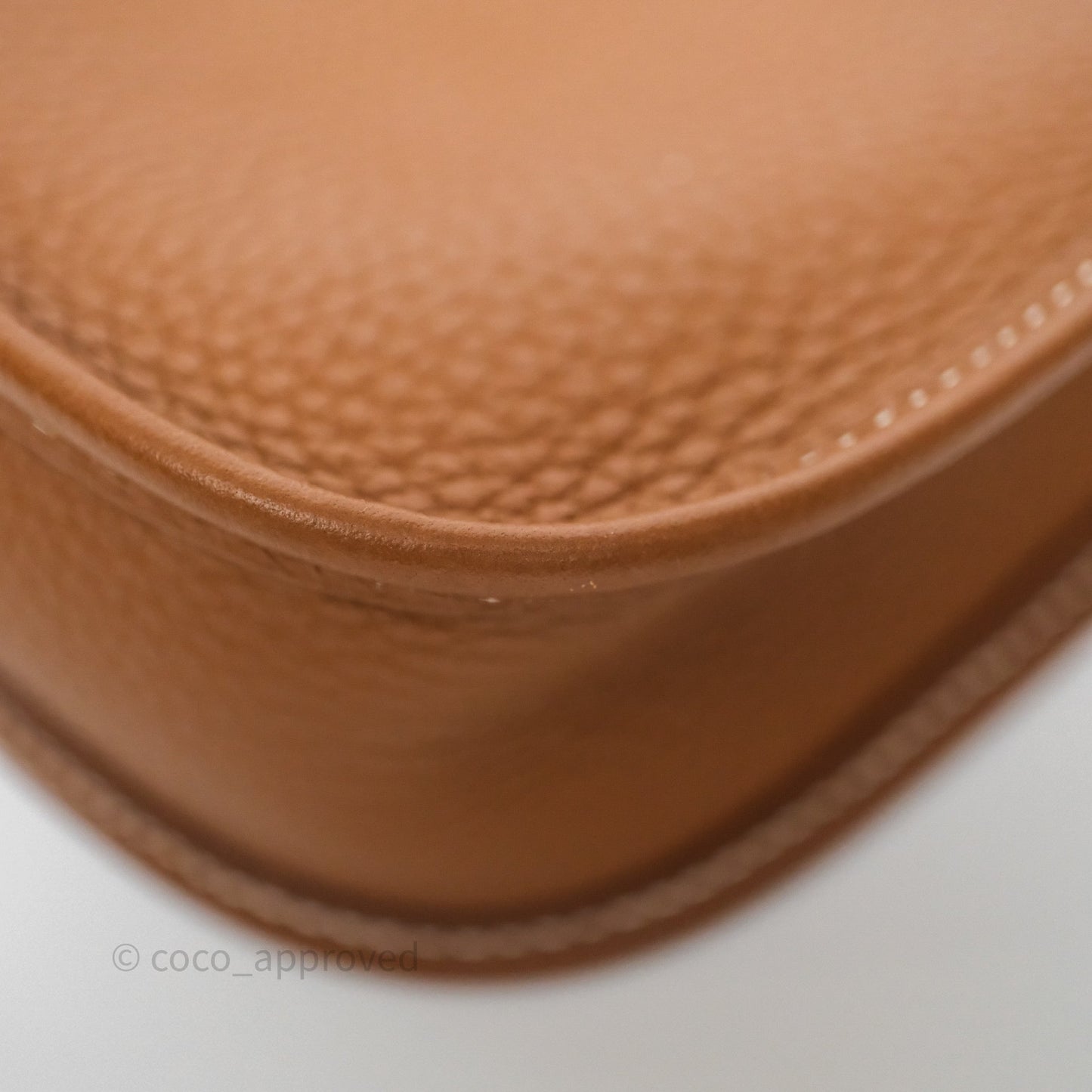 Hermès Mini Evelyne 16 Gold Clemence Palladium Hardware