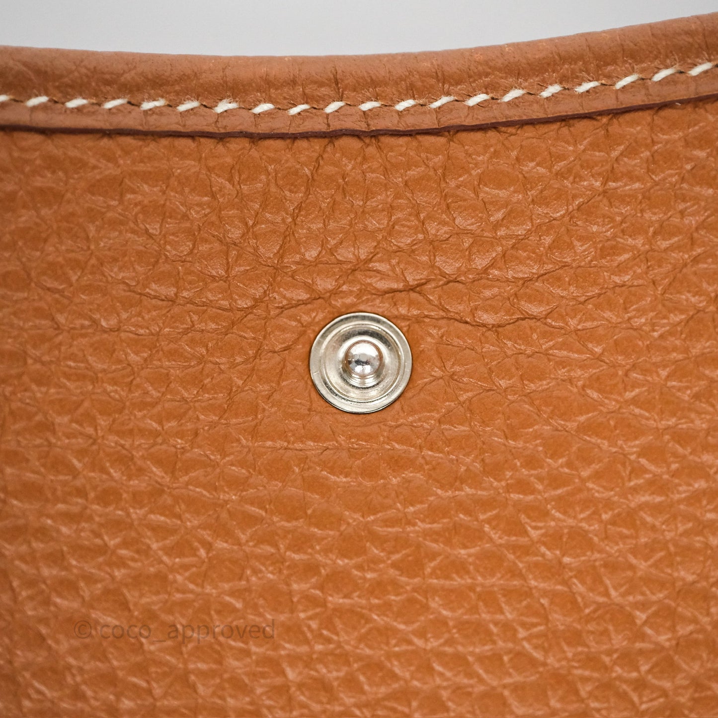 Hermès Mini Evelyne 16 Gold Clemence Palladium Hardware