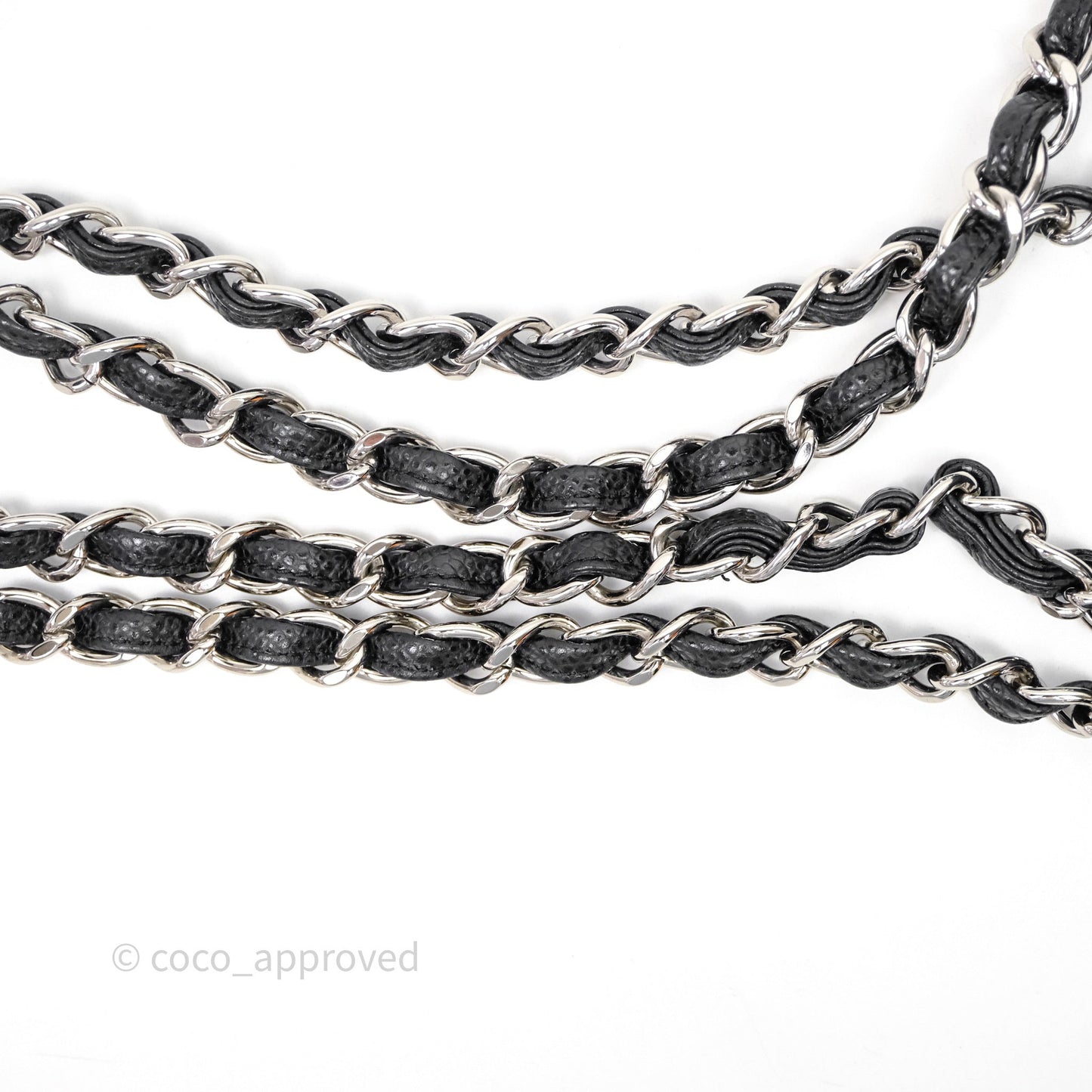 Chanel Jumbo Double Flap Black Caviar Silver Hardware⁣⁣