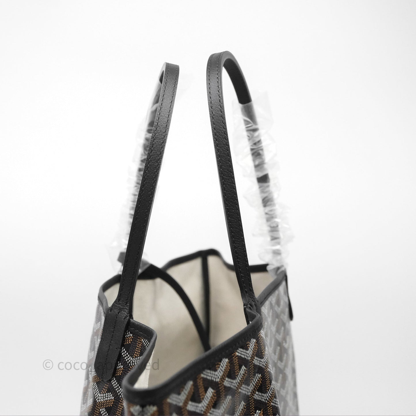 Goyard St Louis Tote PM Black