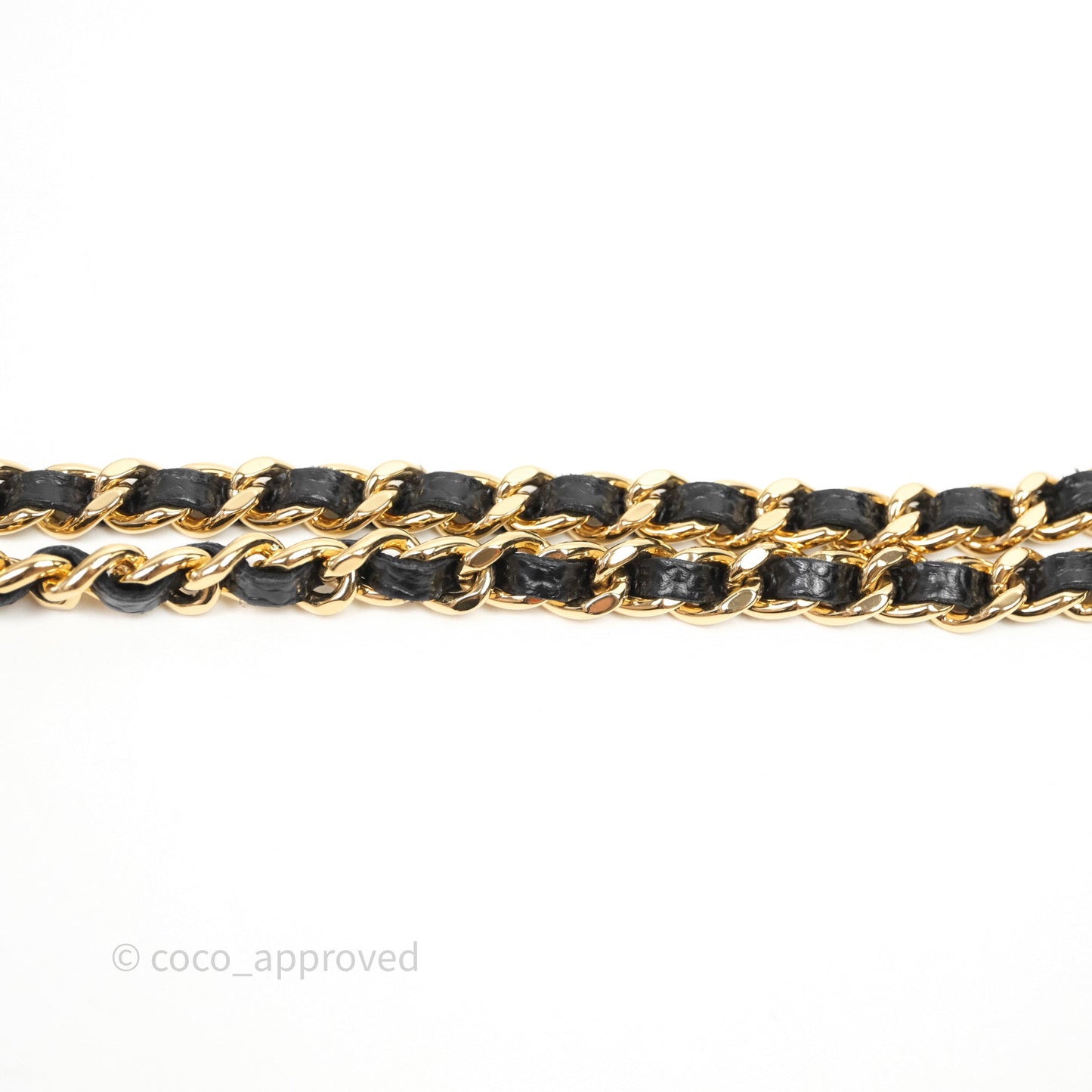 Chanel Quilted WOC Black Caviar Gold Hardware