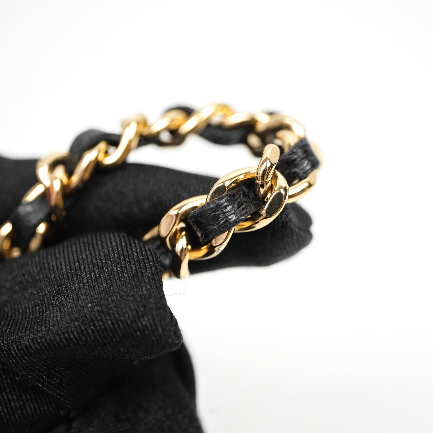 Chanel Quilted WOC Black Caviar Gold Hardware