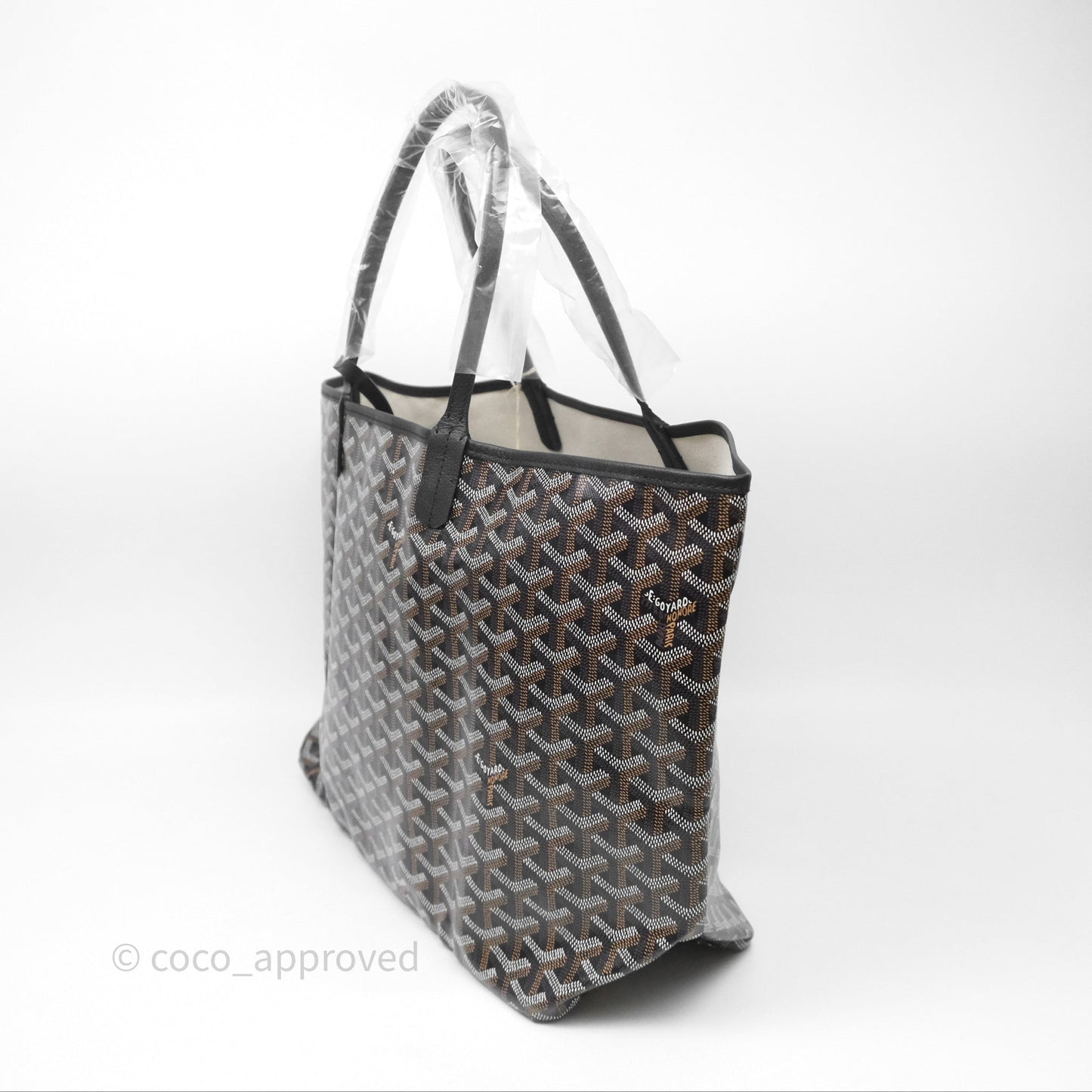 Goyard St Louis Tote PM Black
