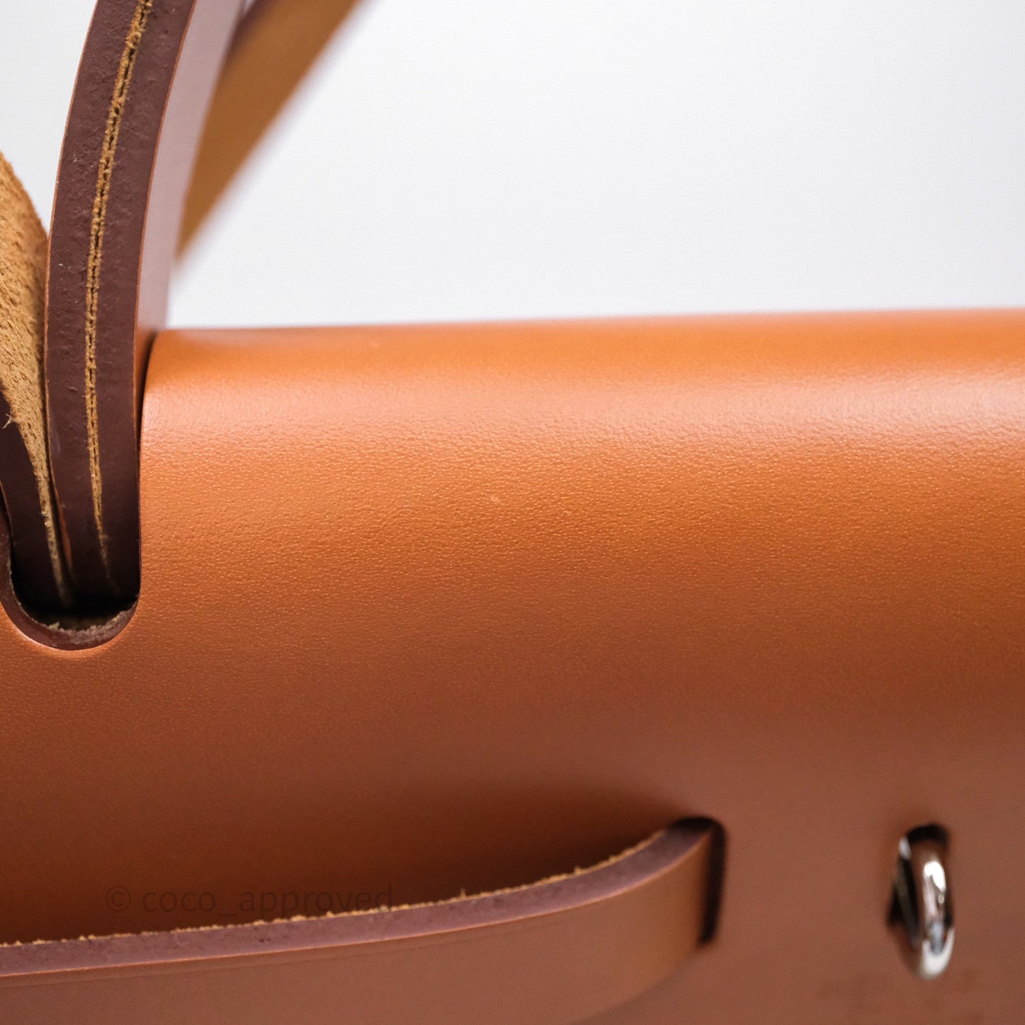 Hermès Herbag Zip 31 Retourne, Beton/Nature 8L Canvas Palladium Hardware