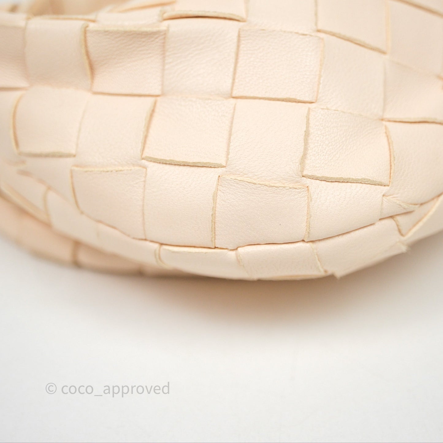 Bottega Veneta Candy Jodie Bag Cream Intrecciato Lambskin