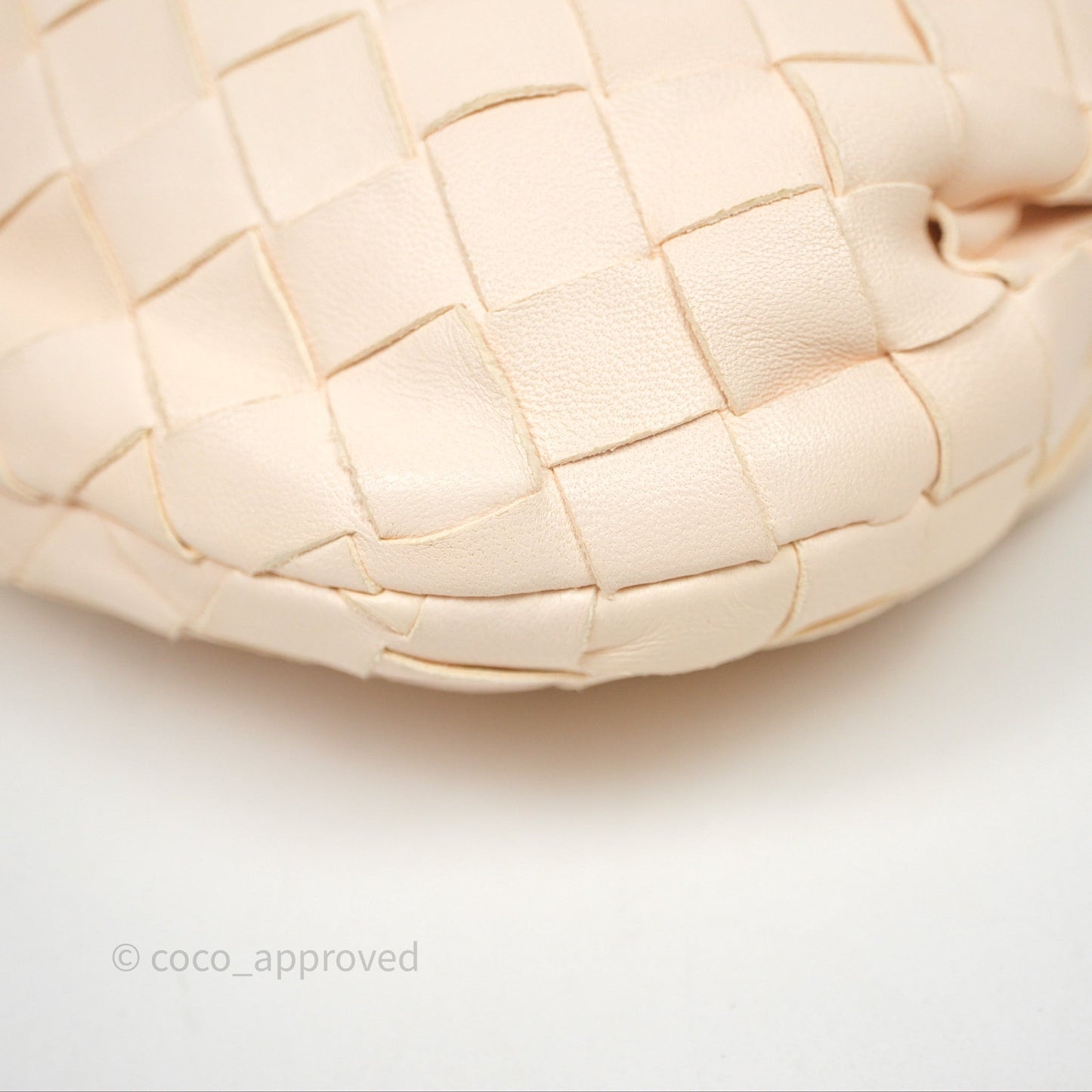 Bottega Veneta Candy Jodie Bag Cream Intrecciato Lambskin