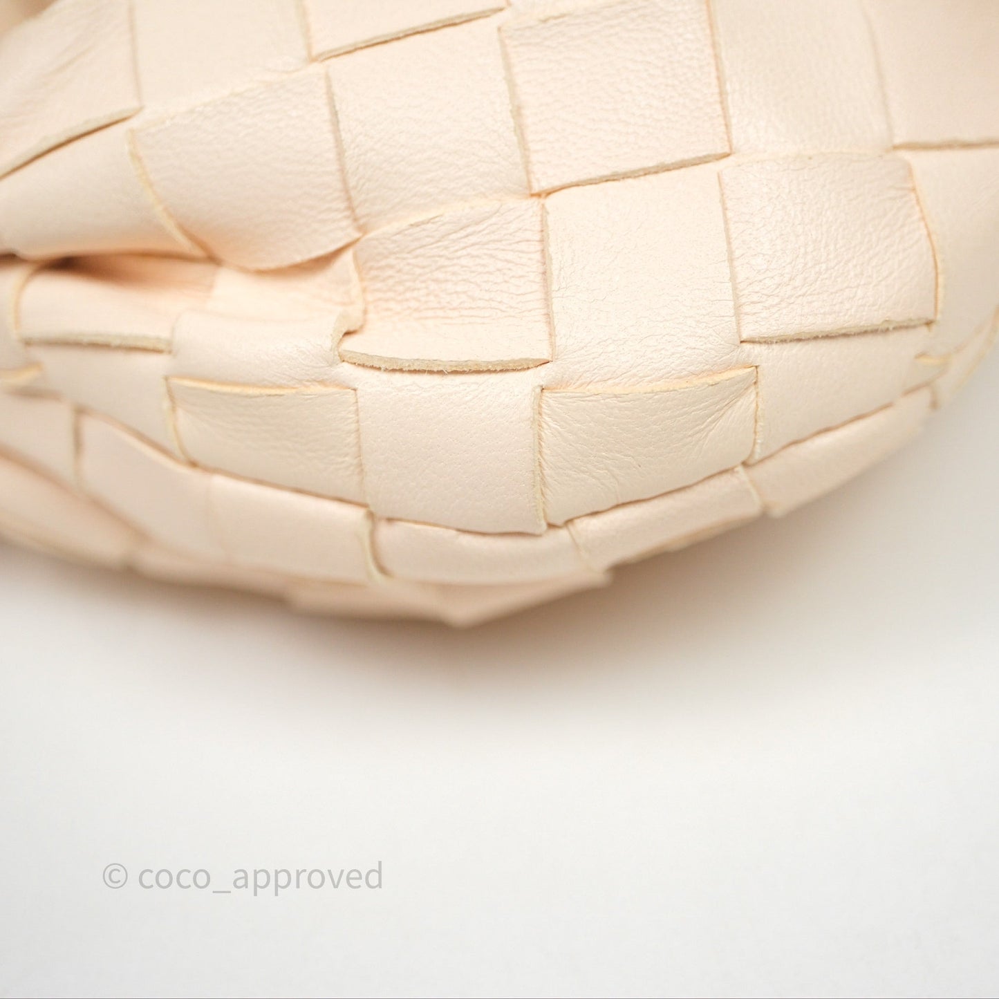 Bottega Veneta Candy Jodie Bag Cream Intrecciato Lambskin