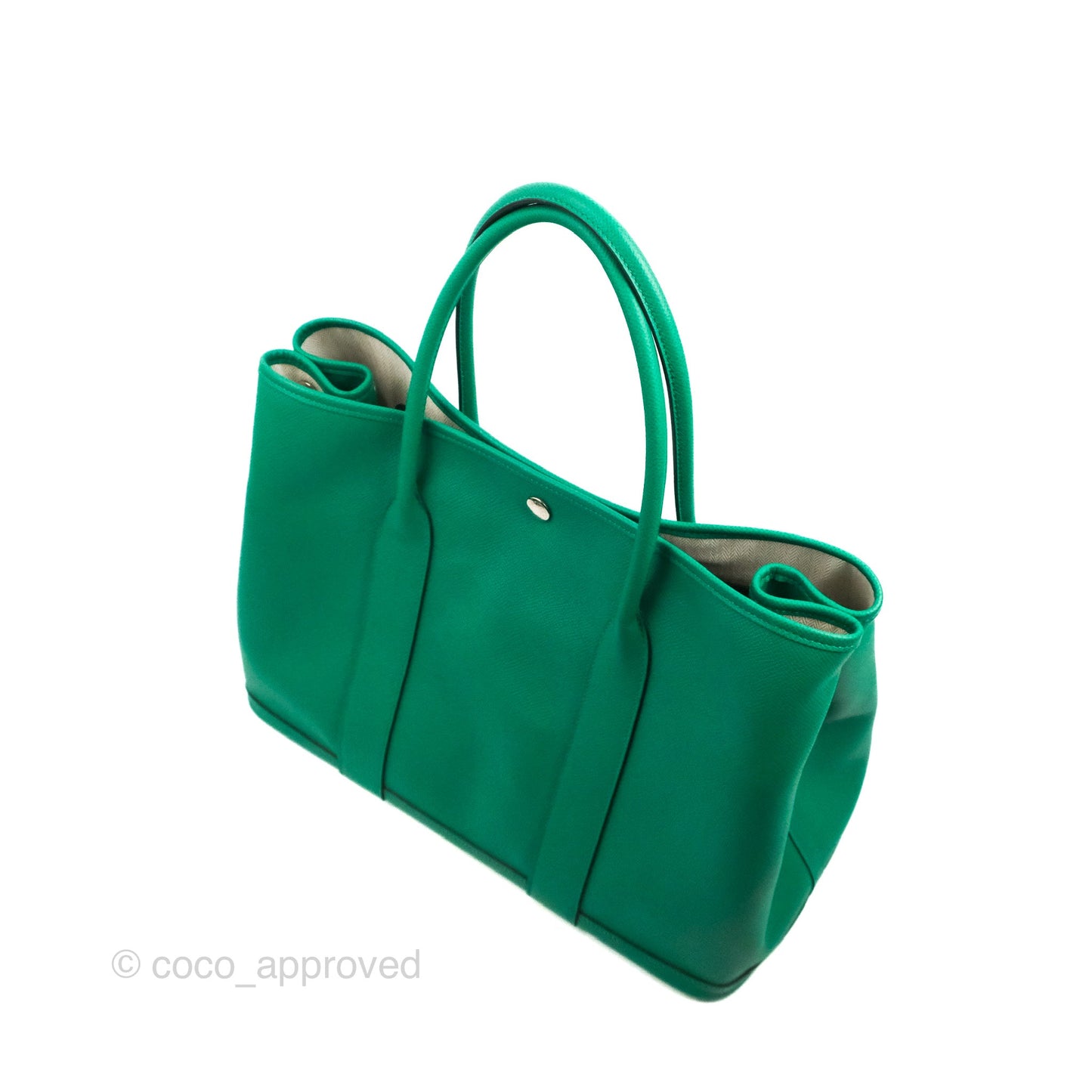 Hermès Garden Party 36 Vert Jade Epsom