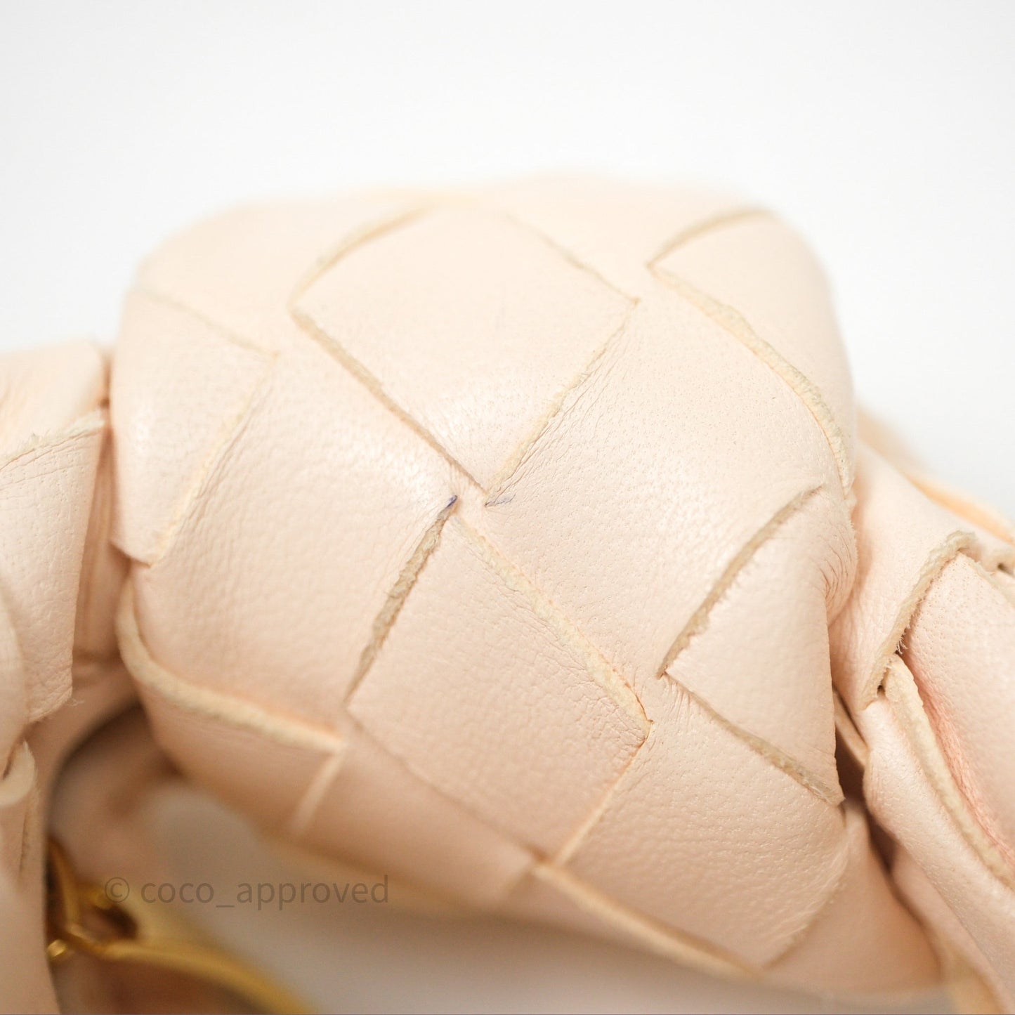 Bottega Veneta Candy Jodie Bag Cream Intrecciato Lambskin