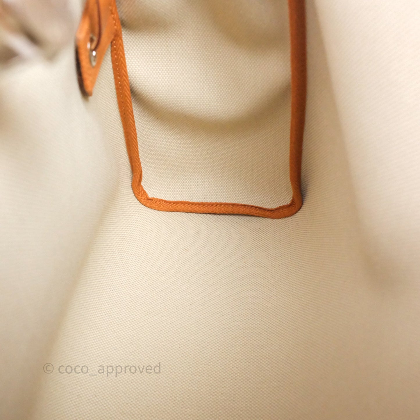 Hermès Herbag Zip 31 Retourne, Beton/Nature 8L Canvas Palladium Hardware