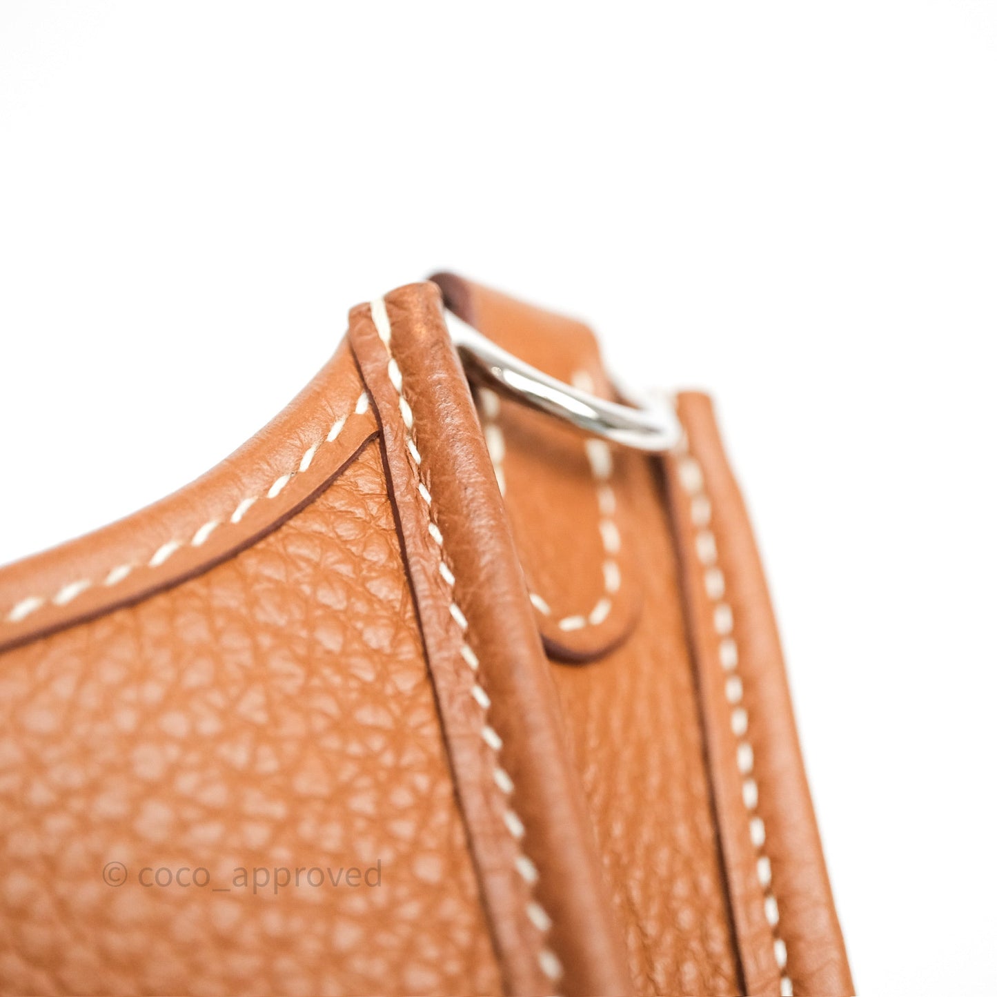 Hermès Mini Evelyne 16 Gold Clemence Palladium Hardware