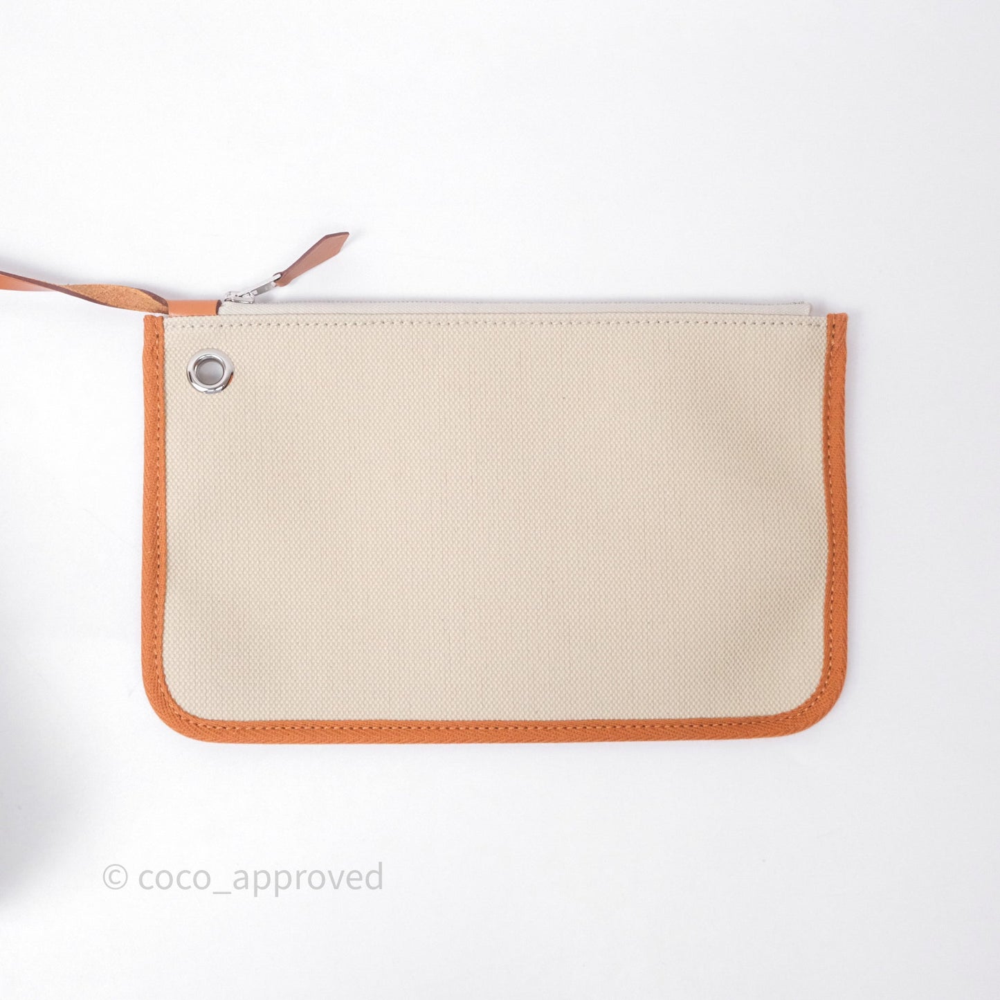 Hermès Herbag Zip 31 Retourne, Beton/Nature 8L Canvas Palladium Hardware