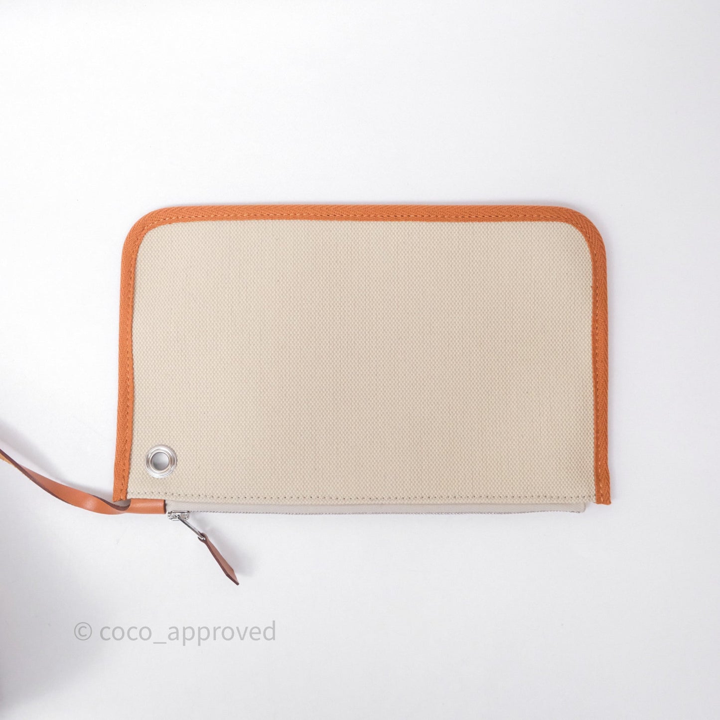Hermès Herbag Zip 31 Retourne, Beton/Nature 8L Canvas Palladium Hardware
