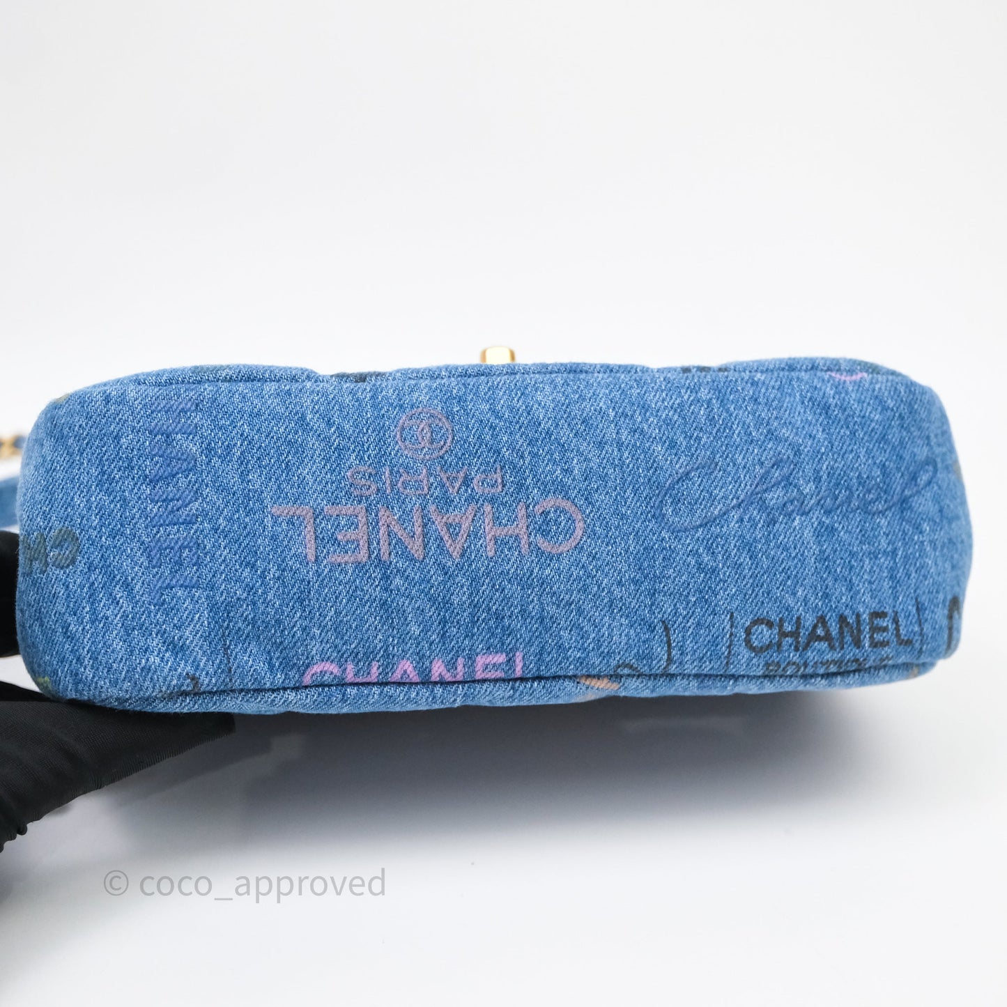 Chanel Small Denim Mood Flap Quilted Blue Multicolor