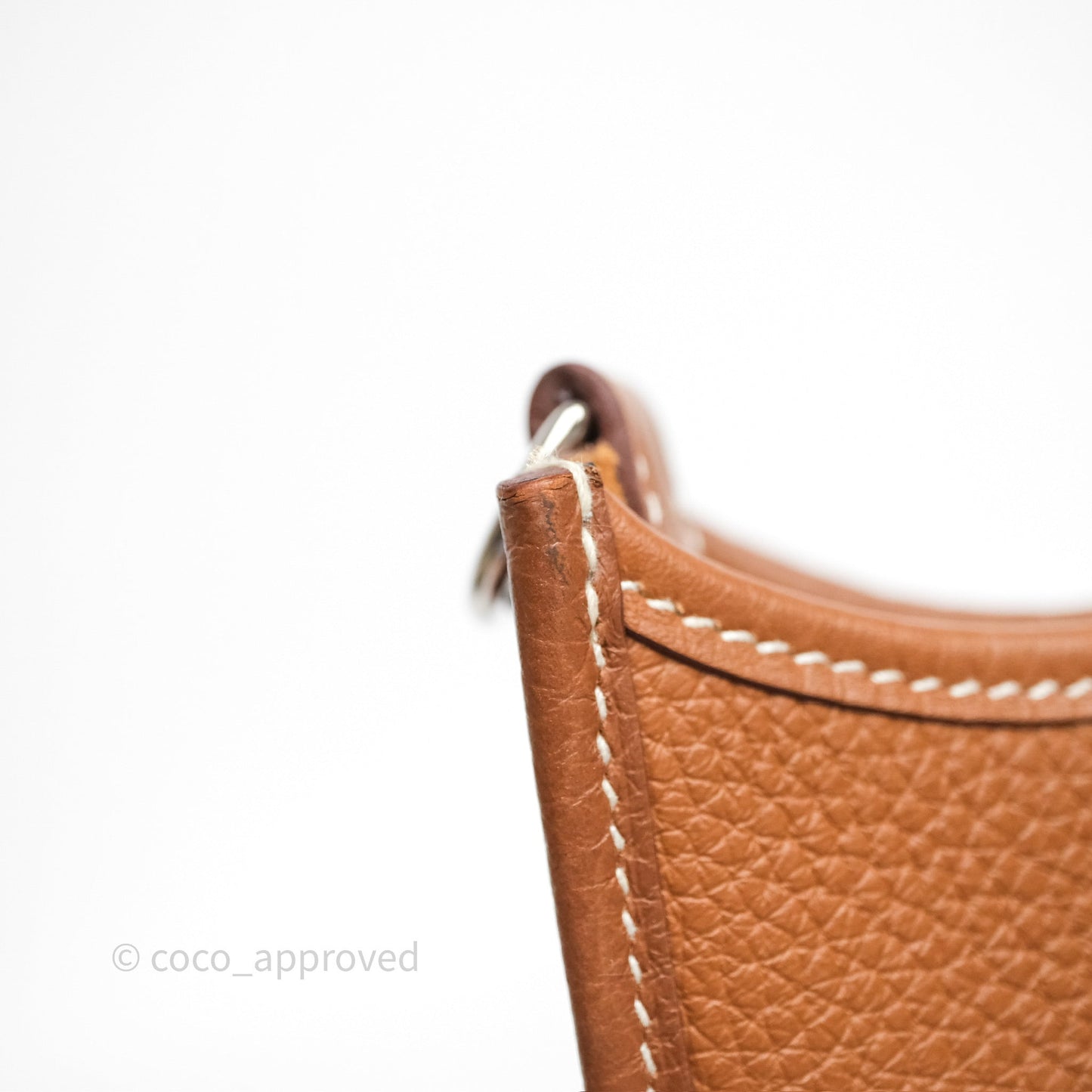 Hermès Mini Evelyne 16 Gold Clemence Palladium Hardware