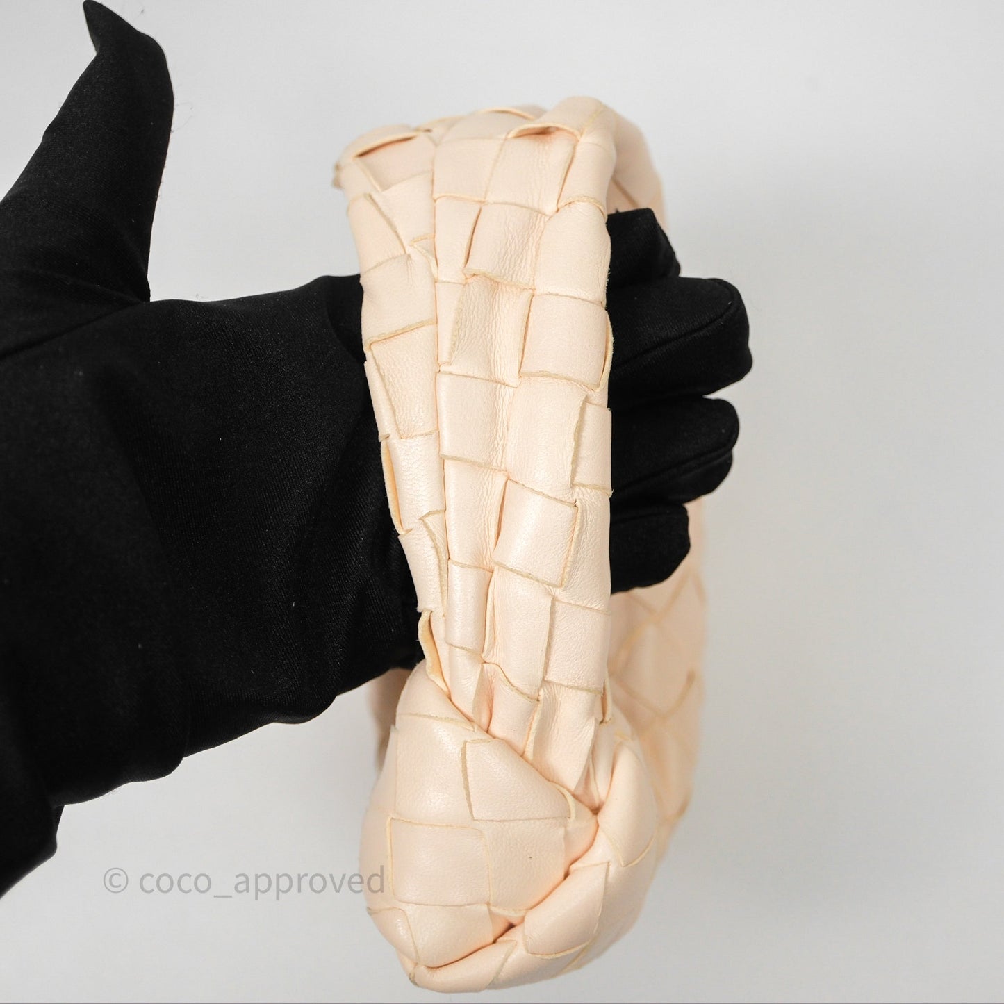 Bottega Veneta Candy Jodie Bag Cream Intrecciato Lambskin