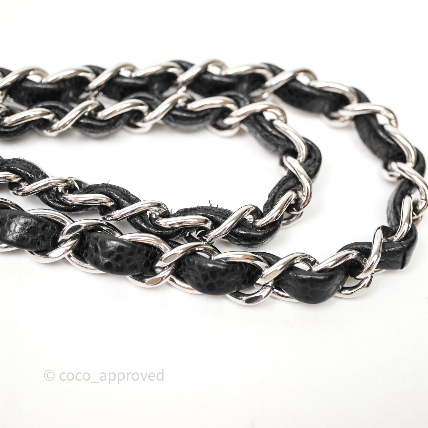 Chanel Small Classic Flap Quilted Black Caviar Silver Hardware