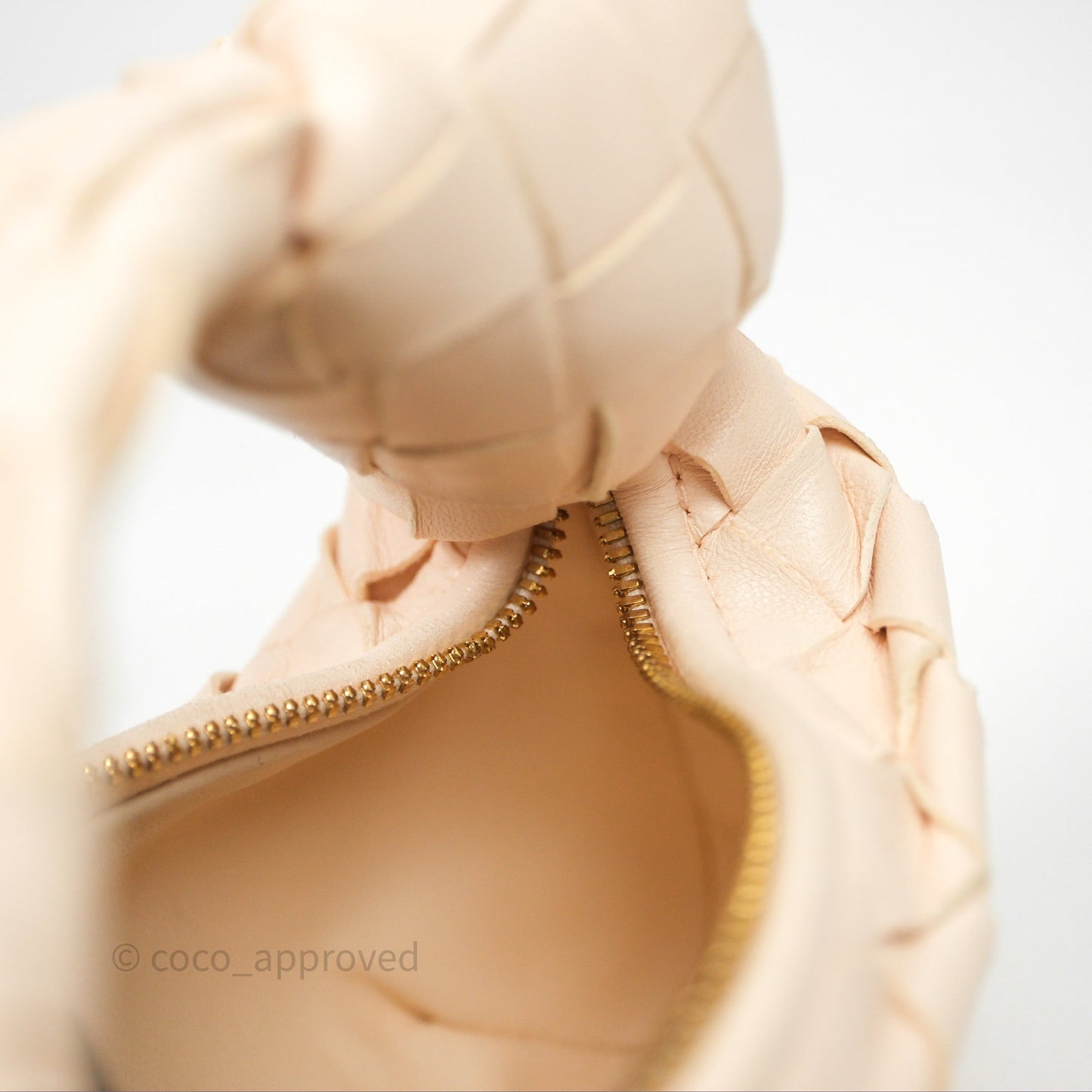 Bottega Veneta Candy Jodie Bag Cream Intrecciato Lambskin