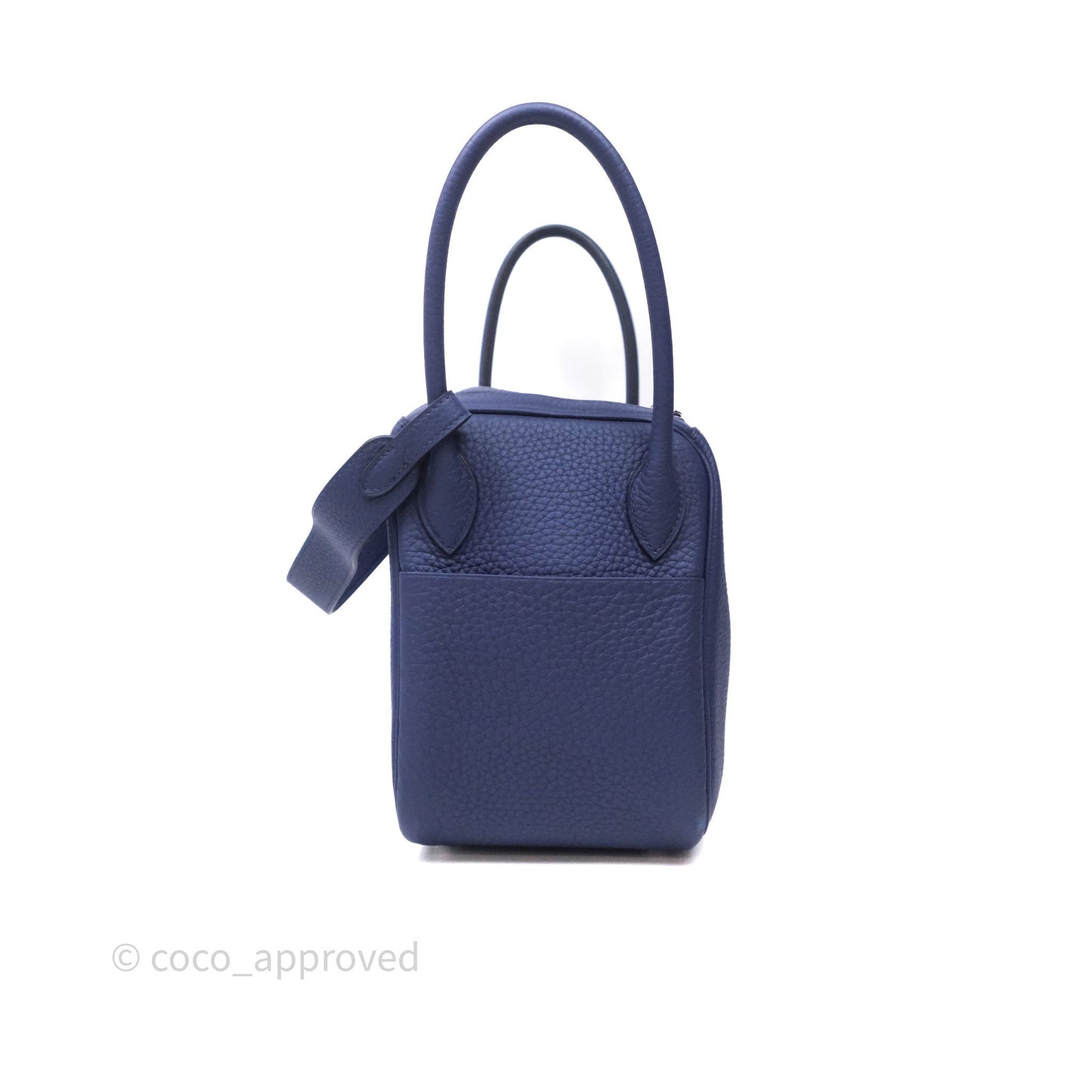 Hermès Lindy 26 Clemence Bleu Encre M3 Palladium Hardware