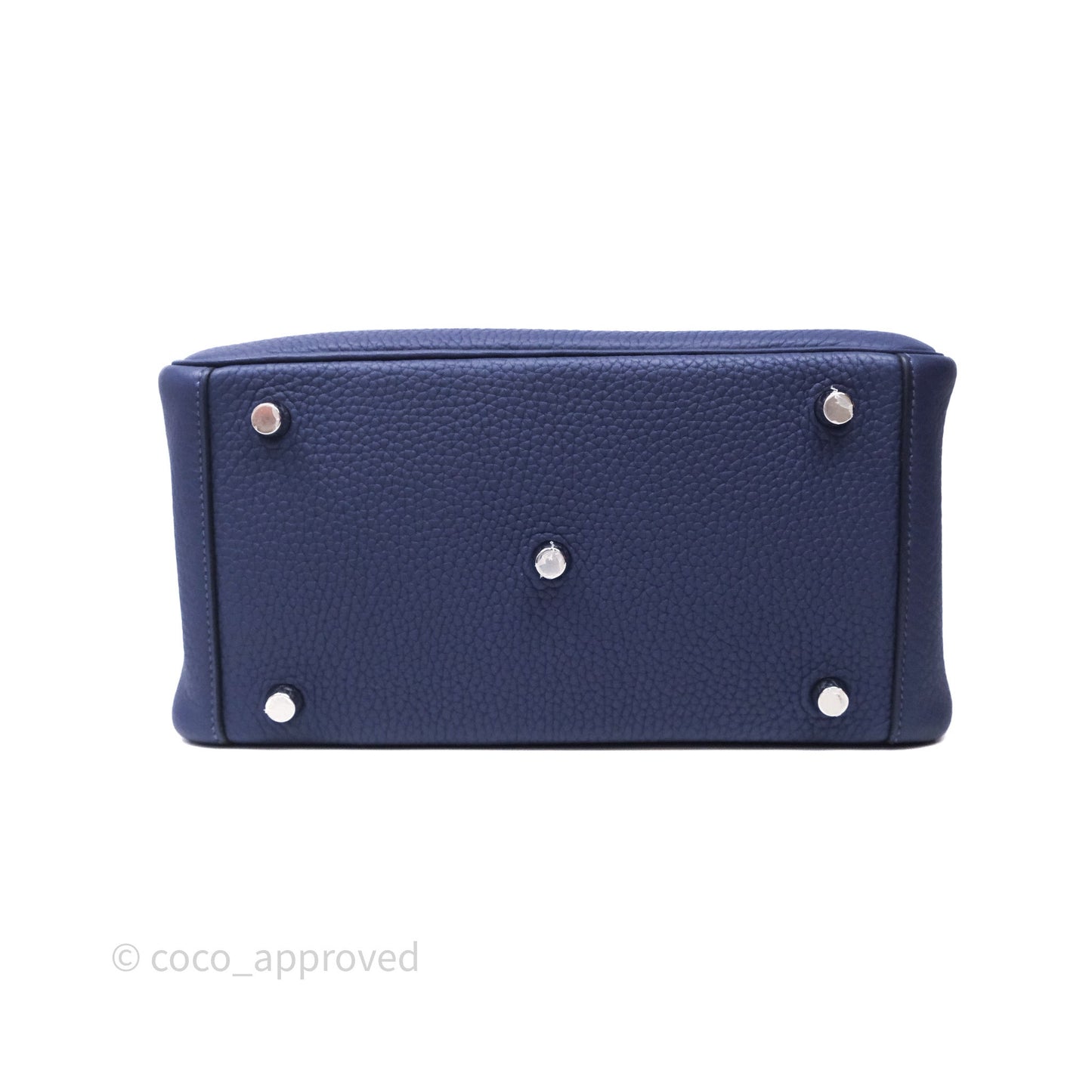 Hermès Lindy 26 Clemence Bleu Encre M3 Palladium Hardware