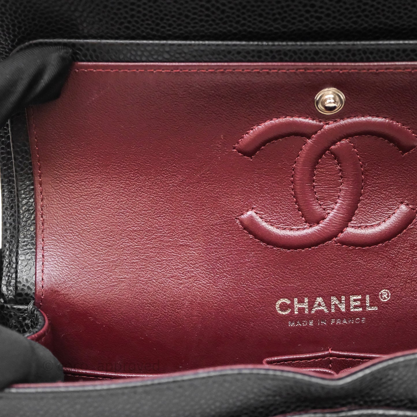 Chanel Small Classic Flap Quilted Black Caviar Silver Hardware