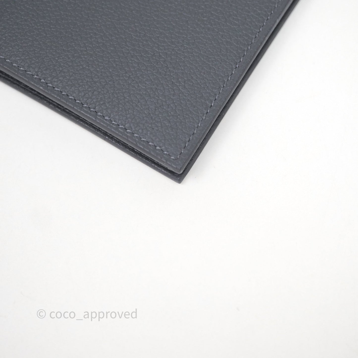 Hermes Portefeuille Citizen Twill Wallet Veau Evercolor Ard/ Beig-Noir