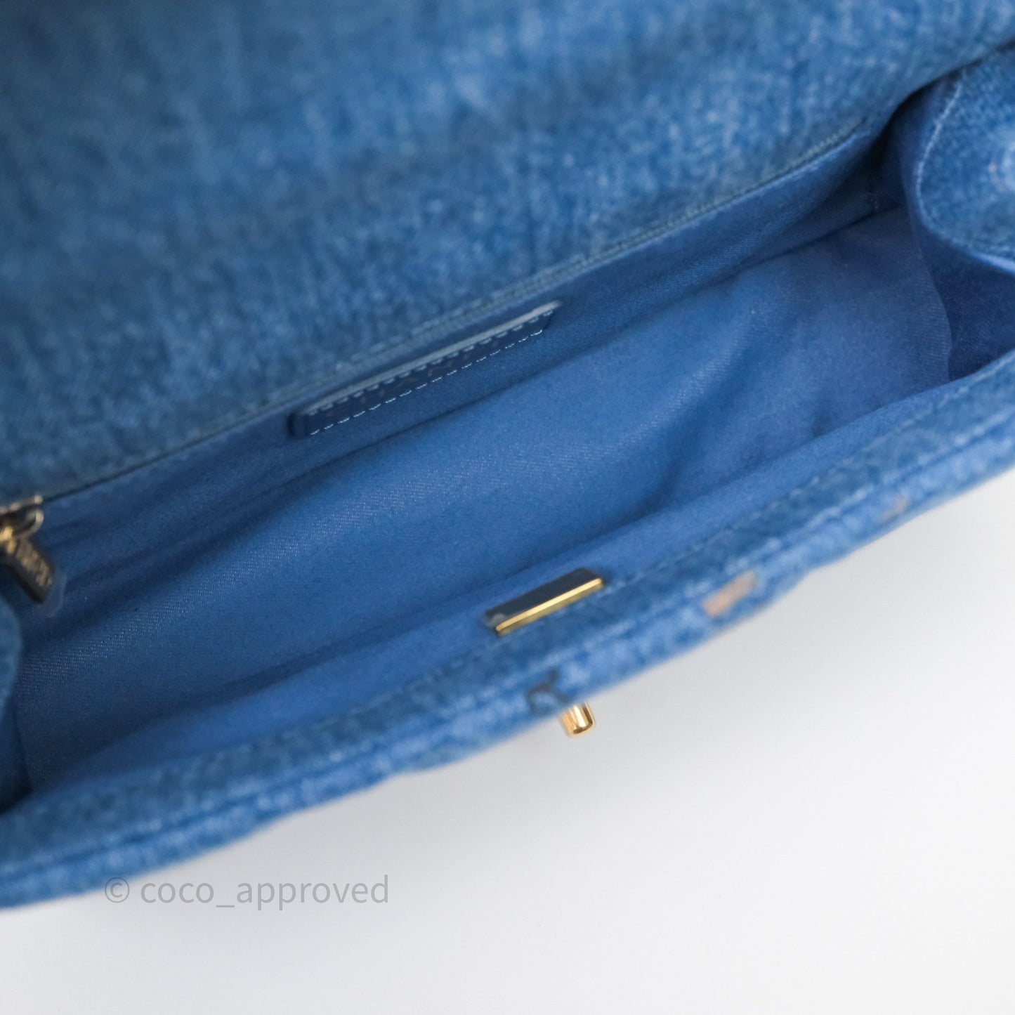 Chanel Small Denim Mood Flap Quilted Blue Multicolor