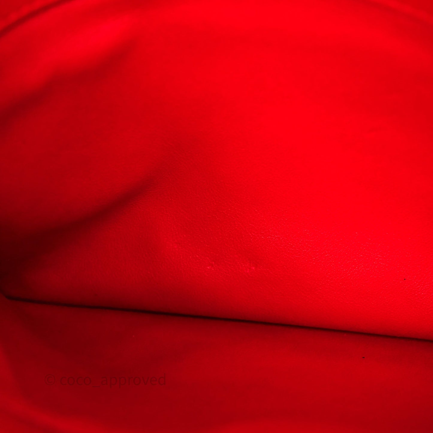 Chanel Flap O Case Clutch Red Lambskin Gold Hardware