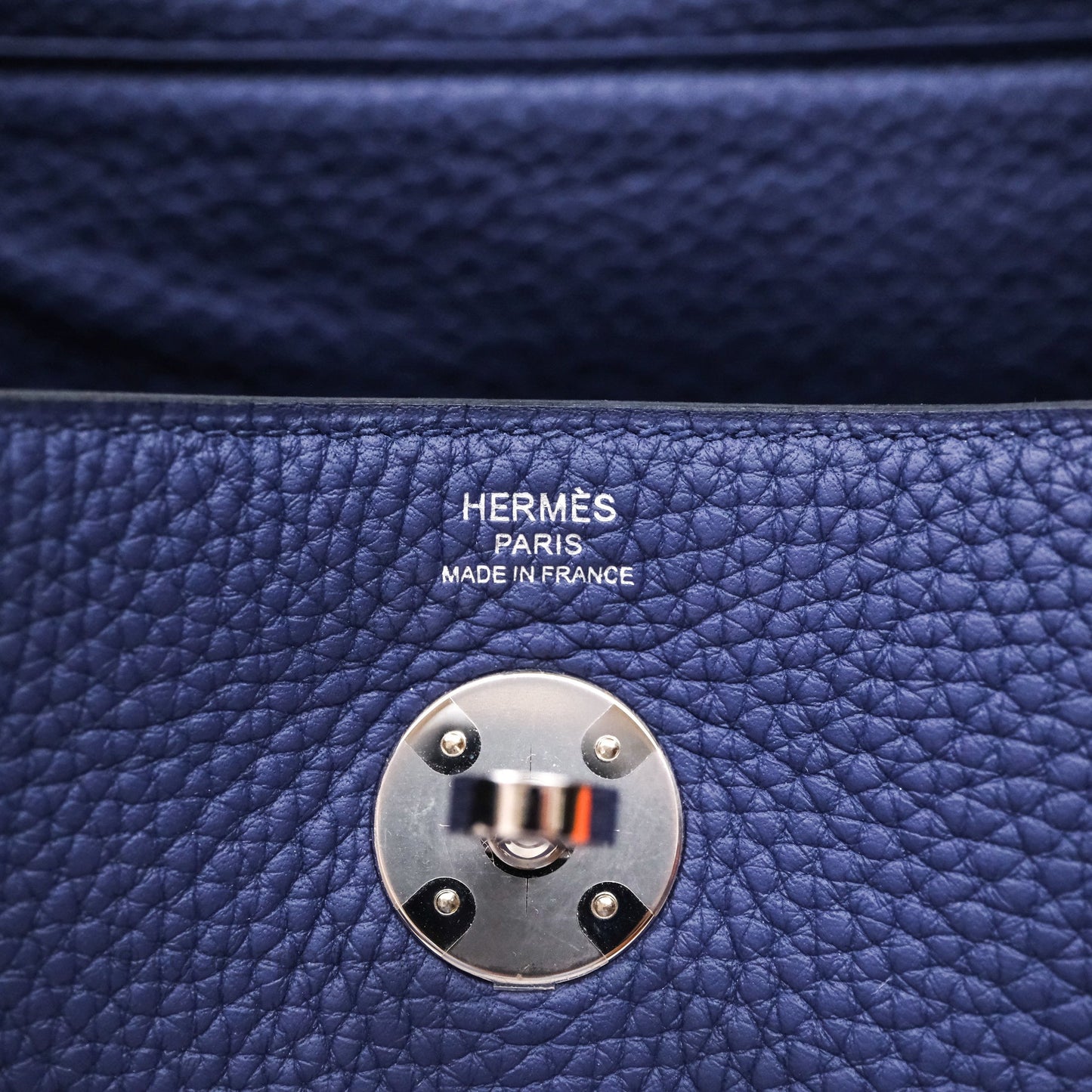 Hermès Lindy 26 Clemence Bleu Encre M3 Palladium Hardware