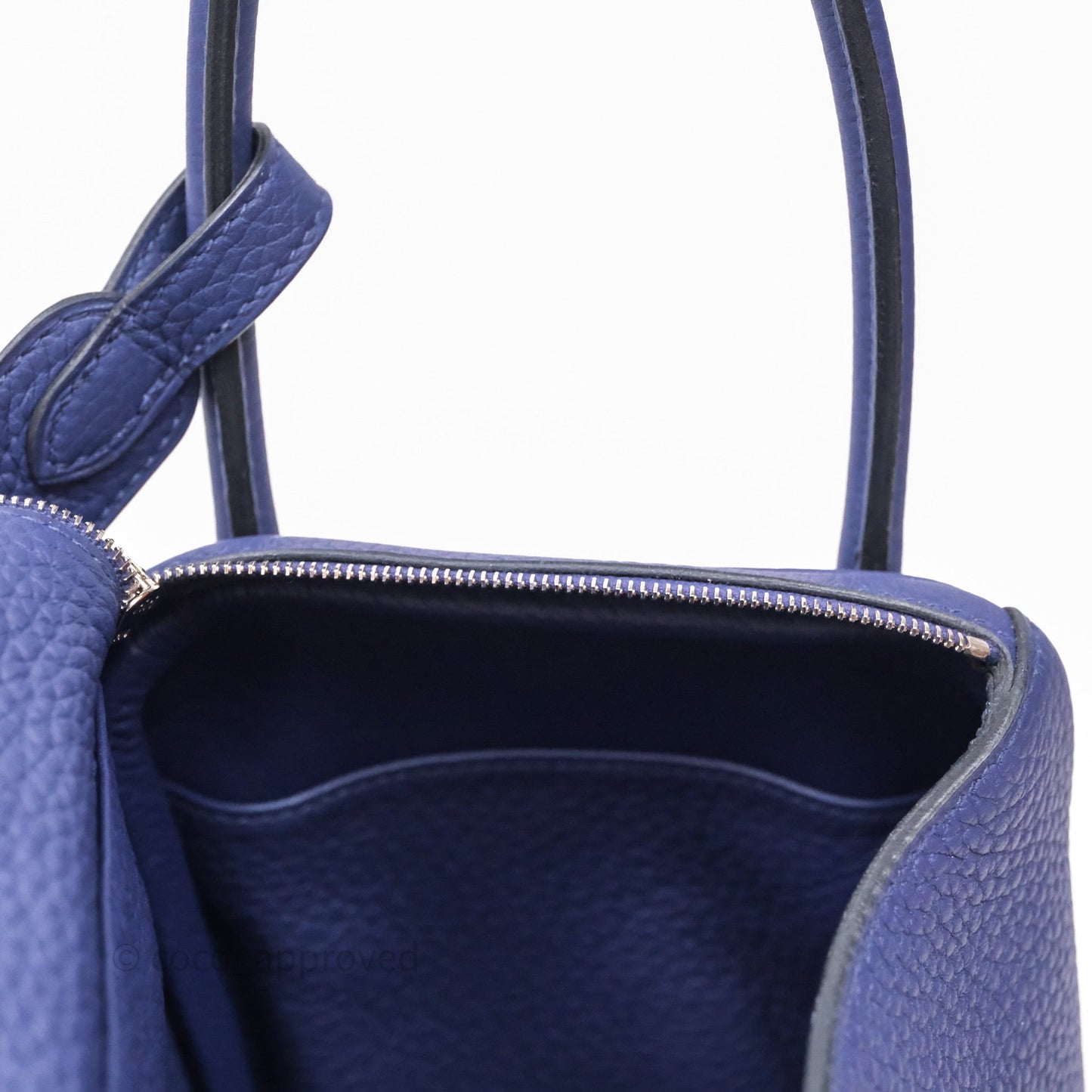 Hermès Lindy 26 Clemence Bleu Encre M3 Palladium Hardware