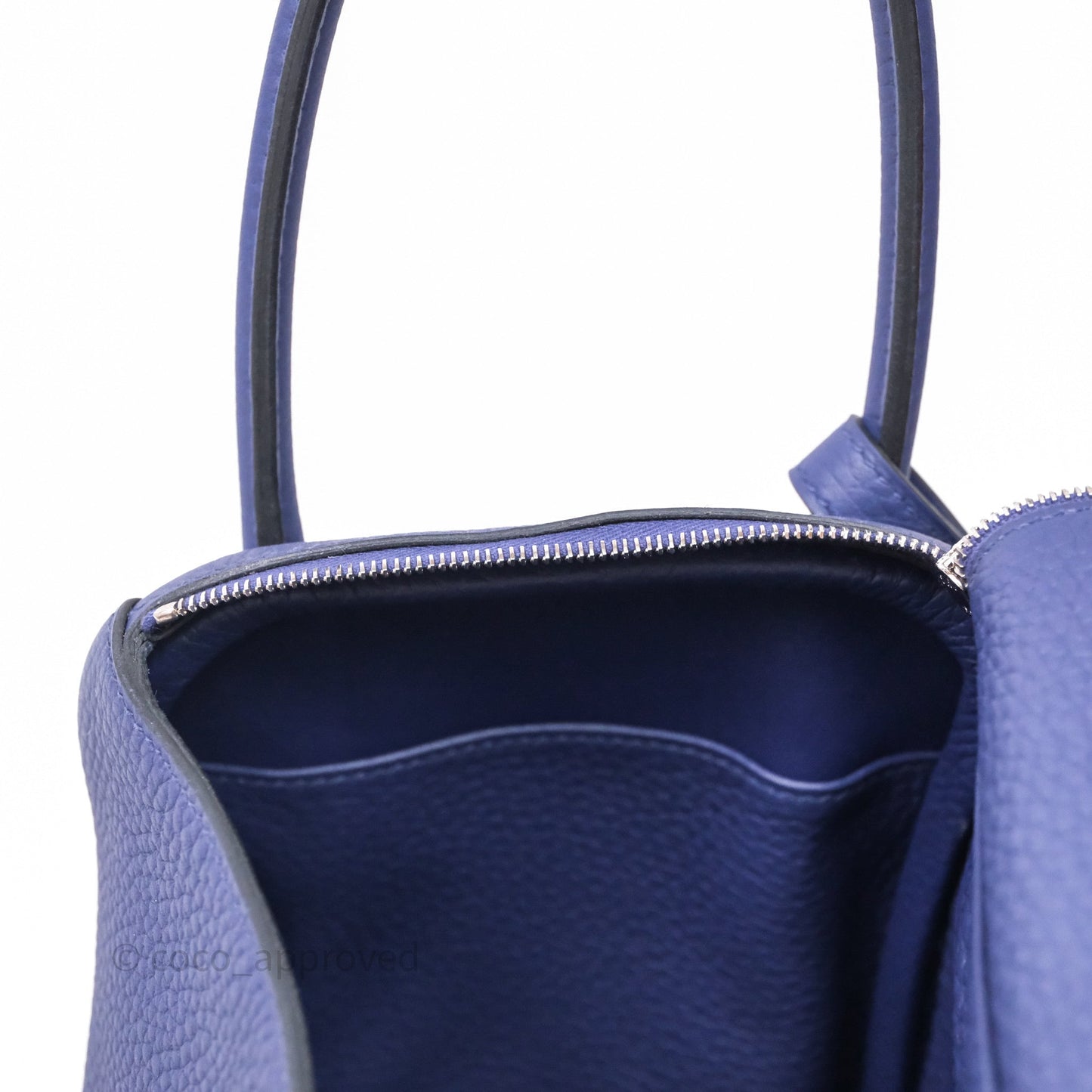 Hermès Lindy 26 Clemence Bleu Encre M3 Palladium Hardware