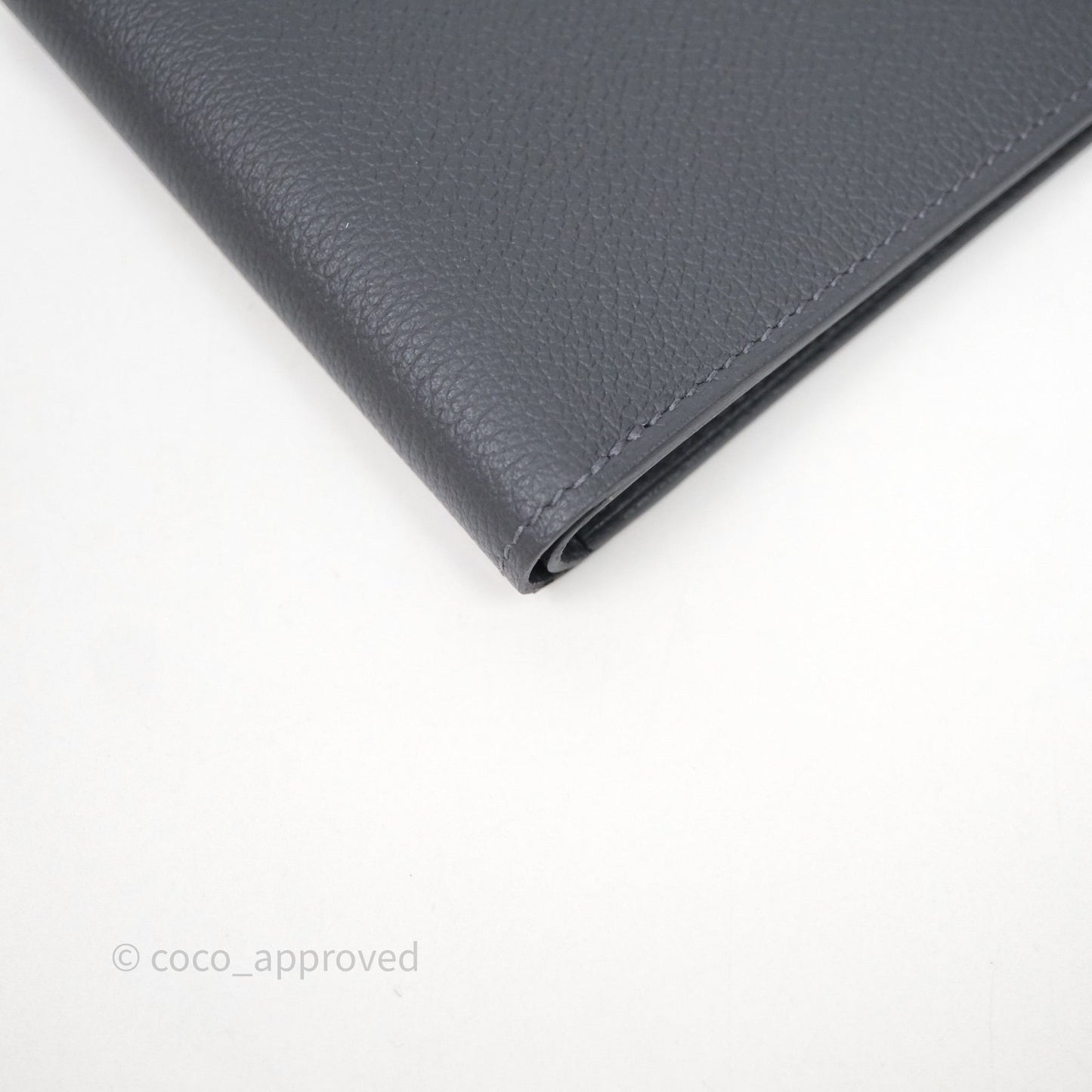 Hermes Portefeuille Citizen Twill Wallet Veau Evercolor Ard/ Beig-Noir