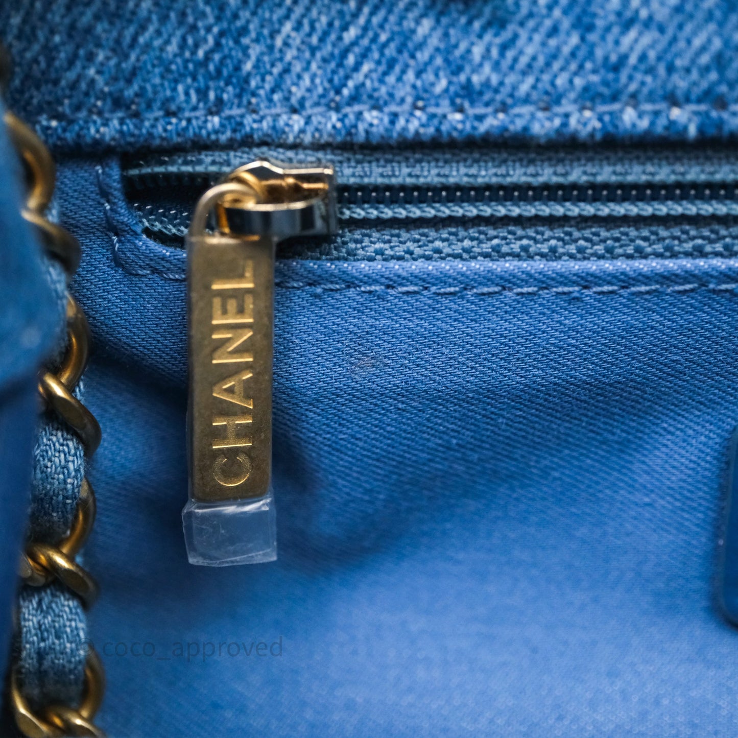 Chanel Small Denim Mood Flap Quilted Blue Multicolor