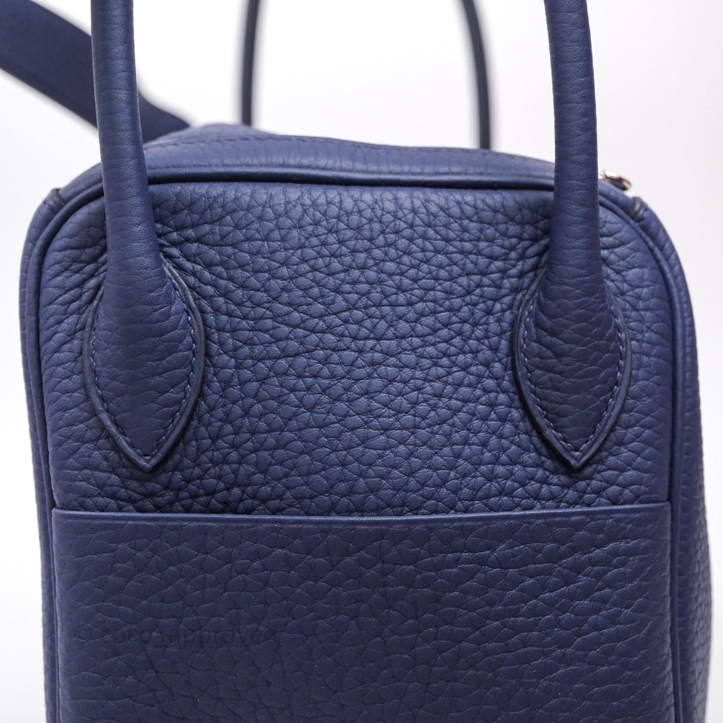 Hermès Lindy 26 Clemence Bleu Encre M3 Palladium Hardware